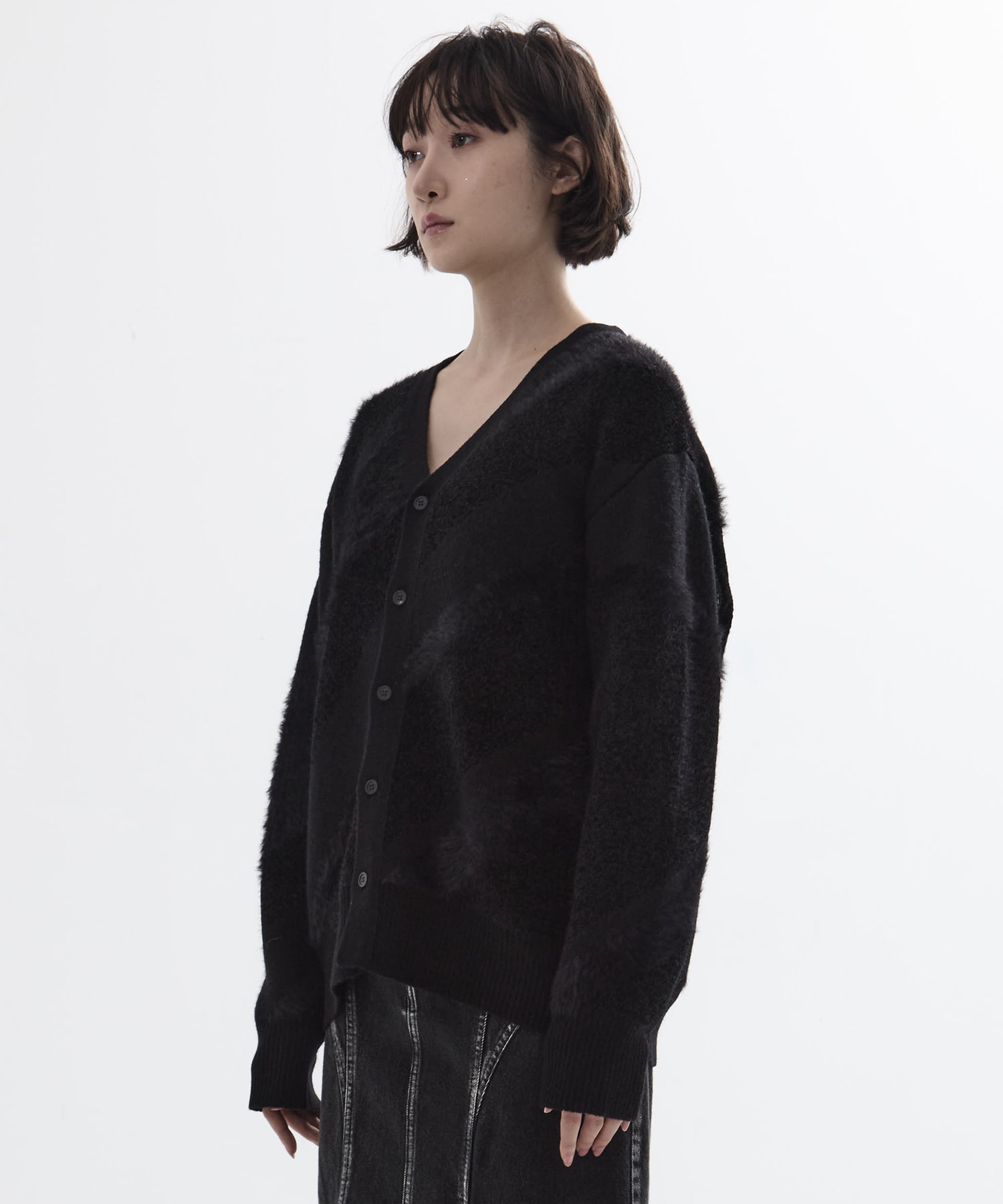 Regimental knit cardigan TOGA