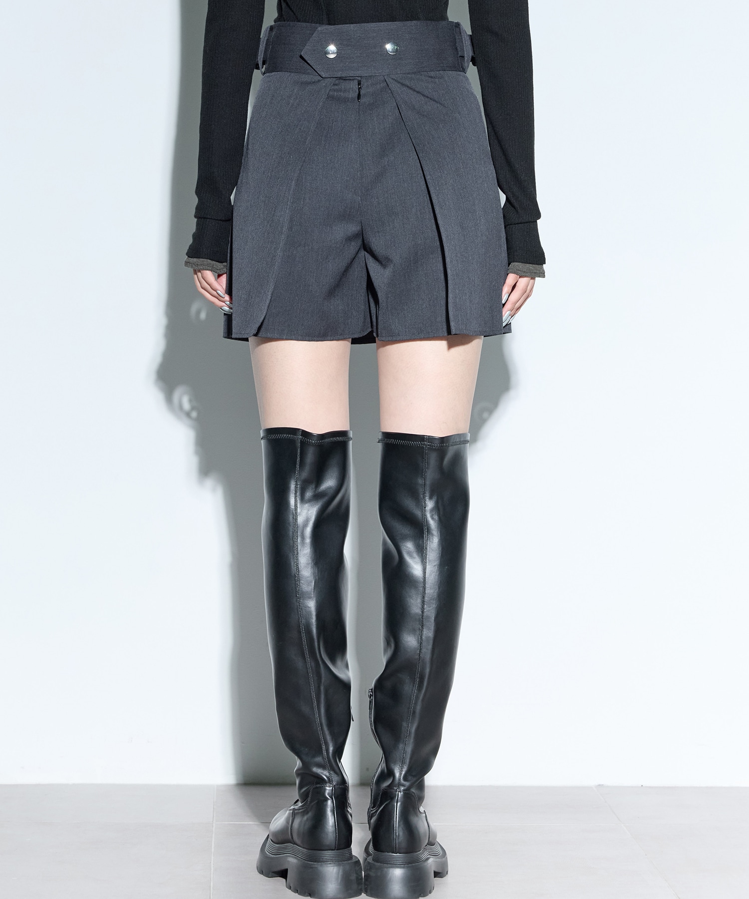 RERACS RAYERED SKIRT SHORTS THE RERACS