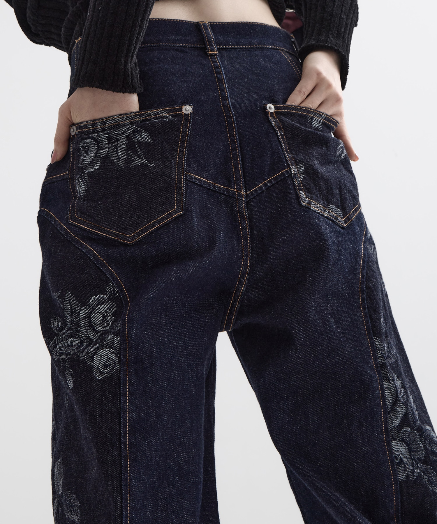 別注 ROSE DENIM PANTS FETICO