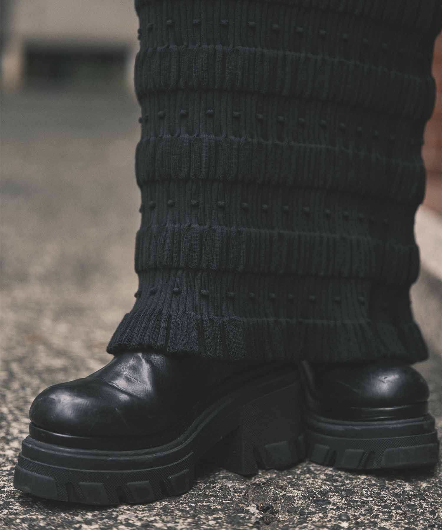 Stripe knit maxi skirt FETICO