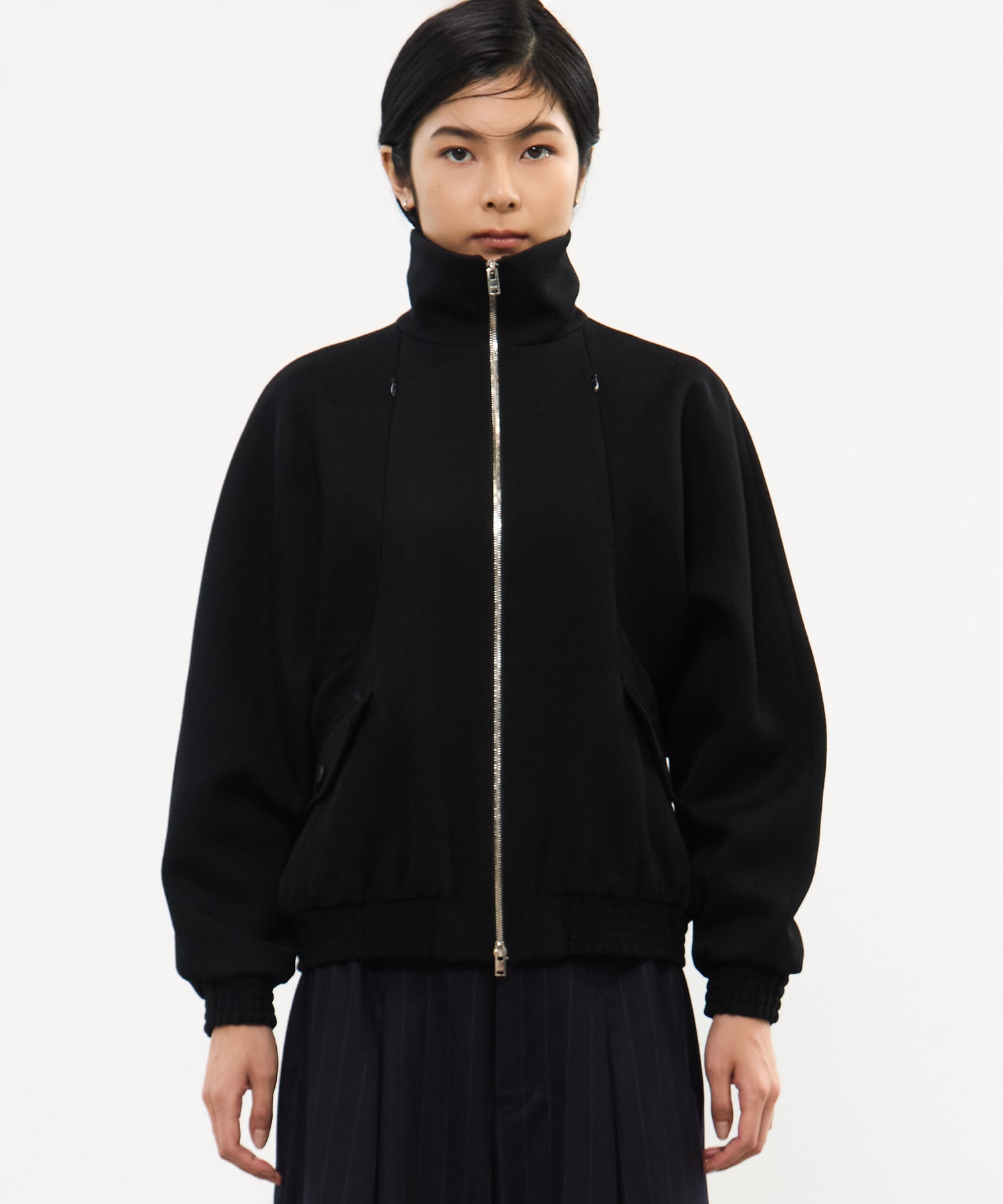 CAVARLY TWILL ZIP BLOUSON CINOH