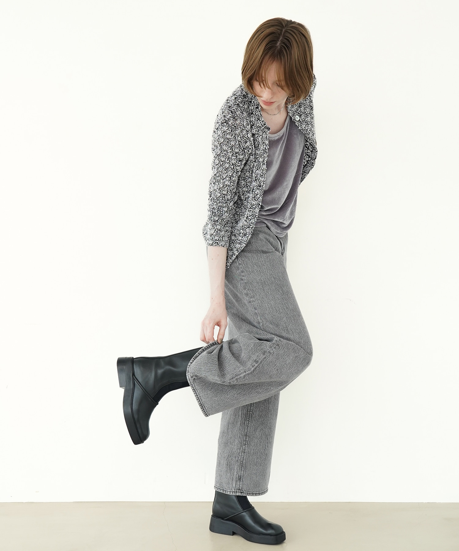 REVE LEATHER BOOTS ALM