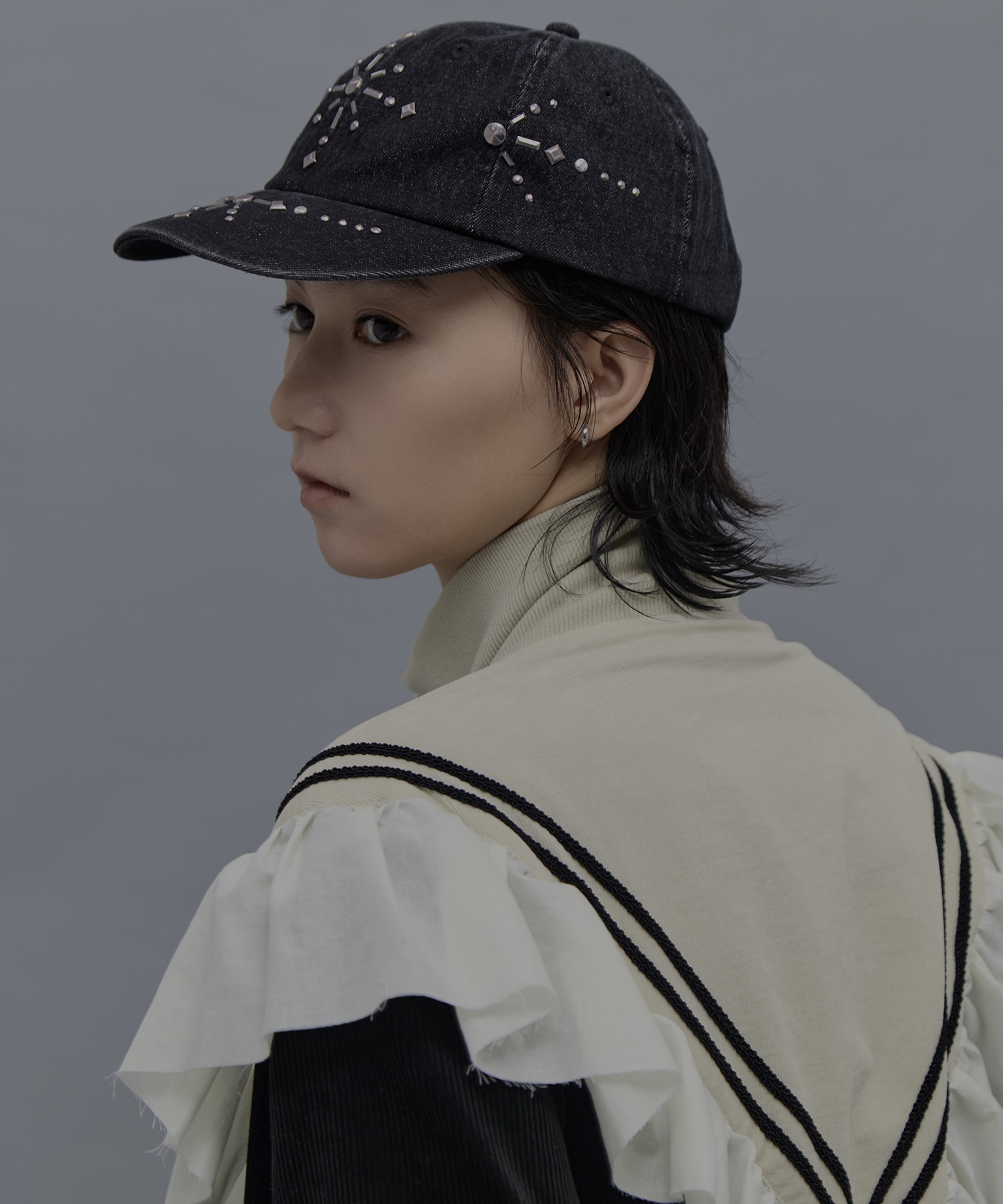 別注silver metal cross cap tanakadaisuke