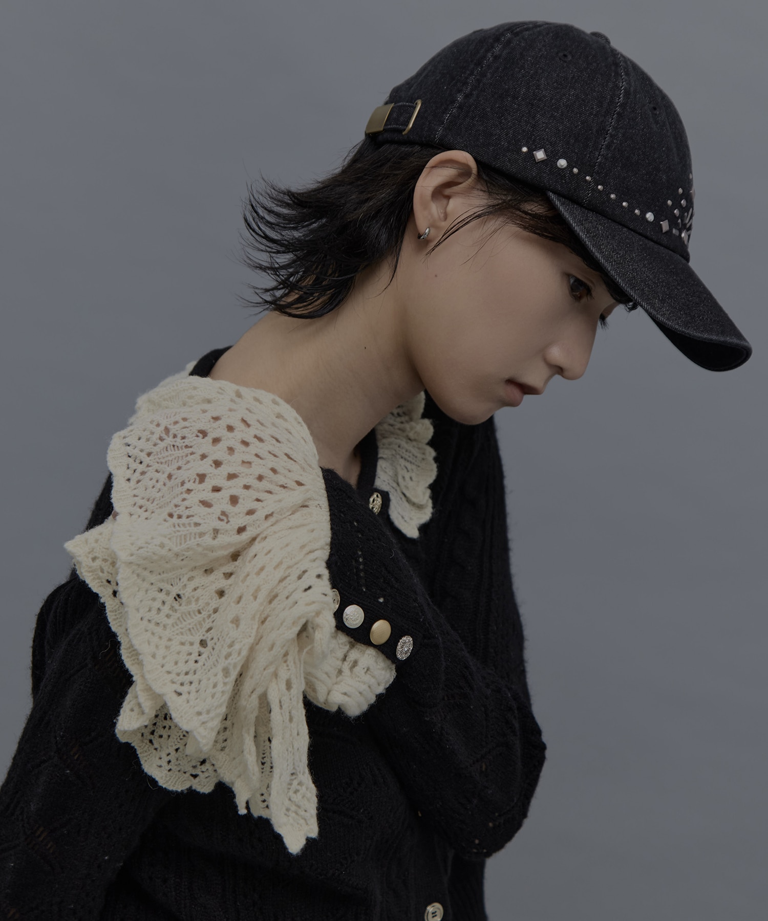 別注silver metal tiara cap tanakadaisuke