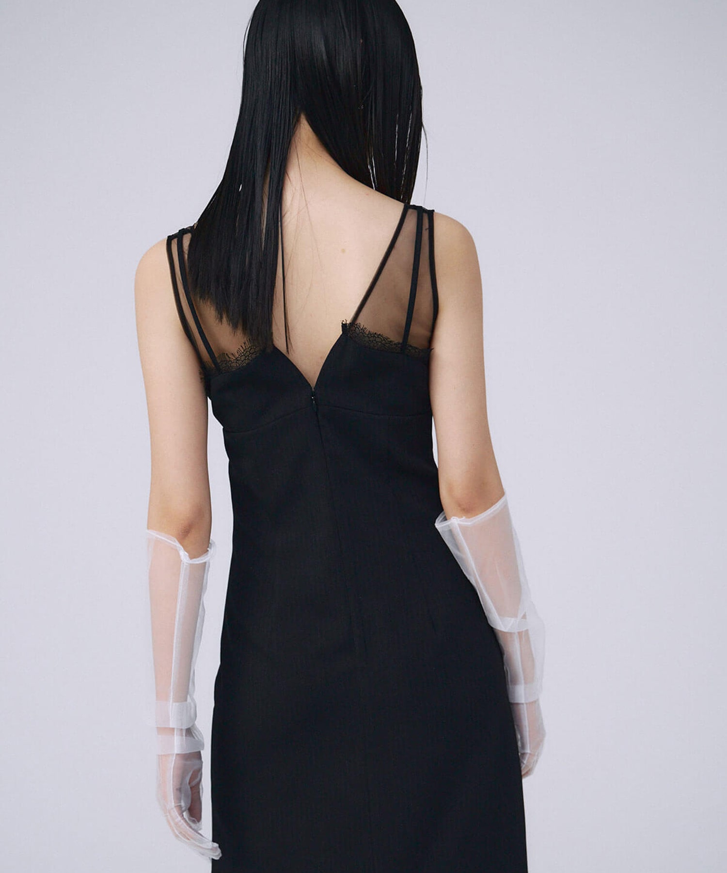 SHEER LAYERED CAMIDRESS JOSEMOON