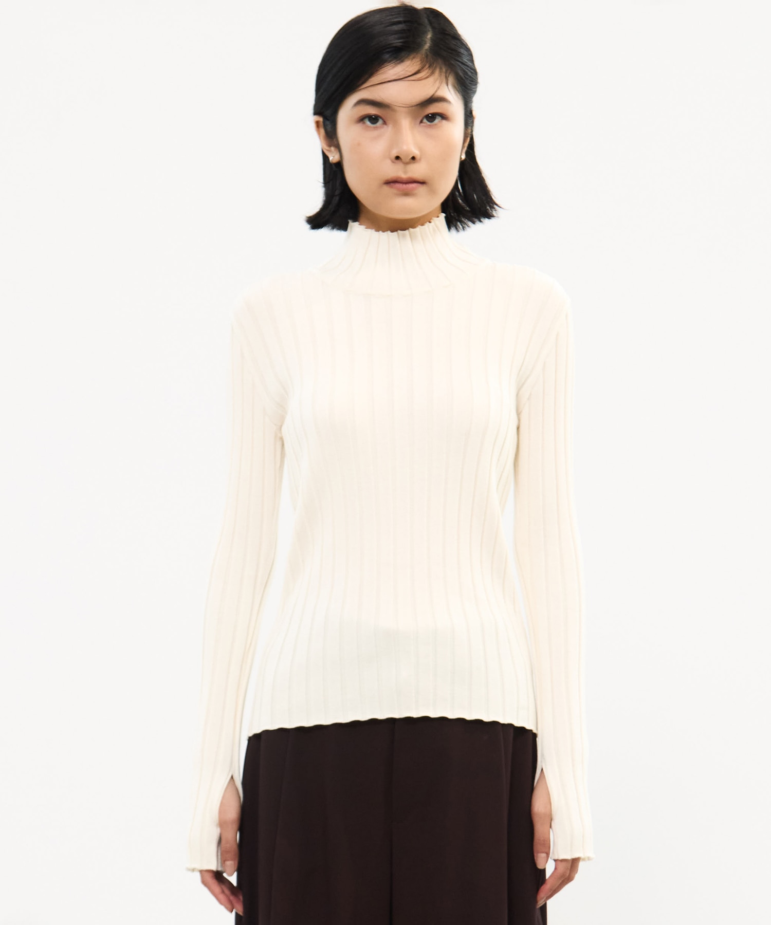 Silk Viscorse Wide Rib KT STUDIOUS