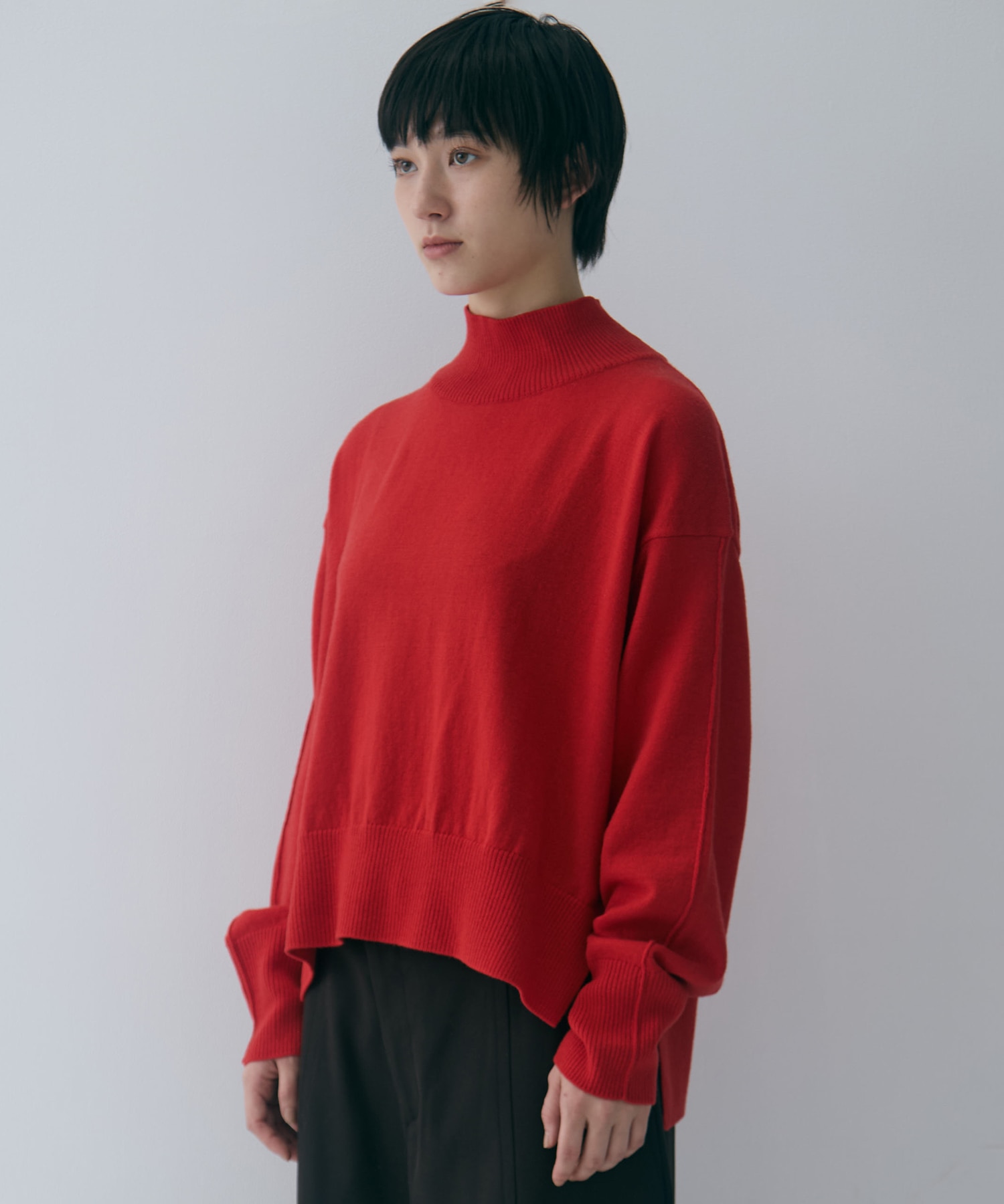 Merino Wool Turtle Neck Knit STUDIOUS