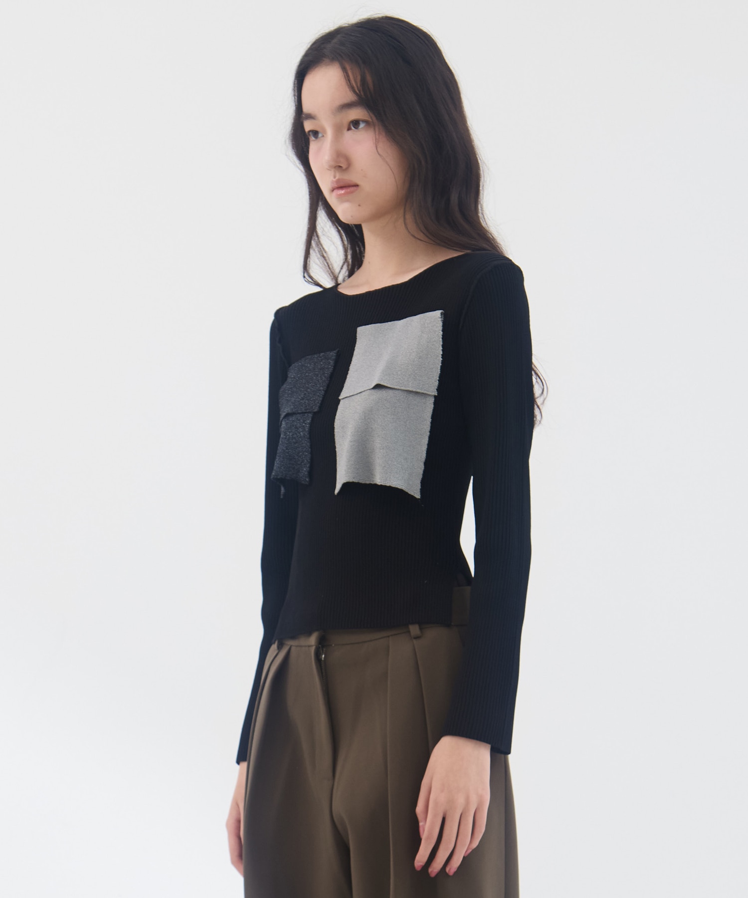 別注CREW NECK RIB KNIT kotohayokozawa