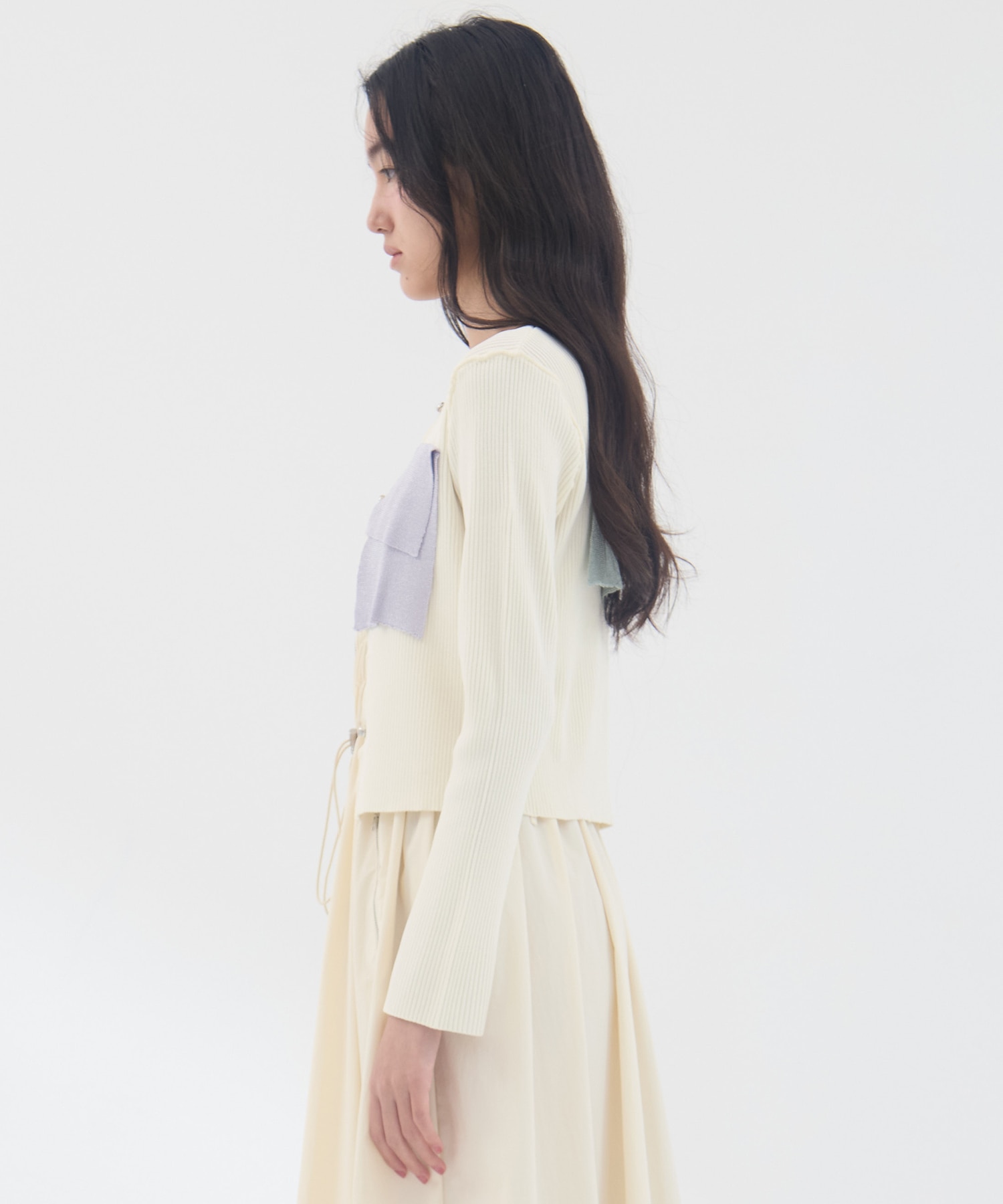 別注 RIB KNIT CARDIGAN kotohayokozawa