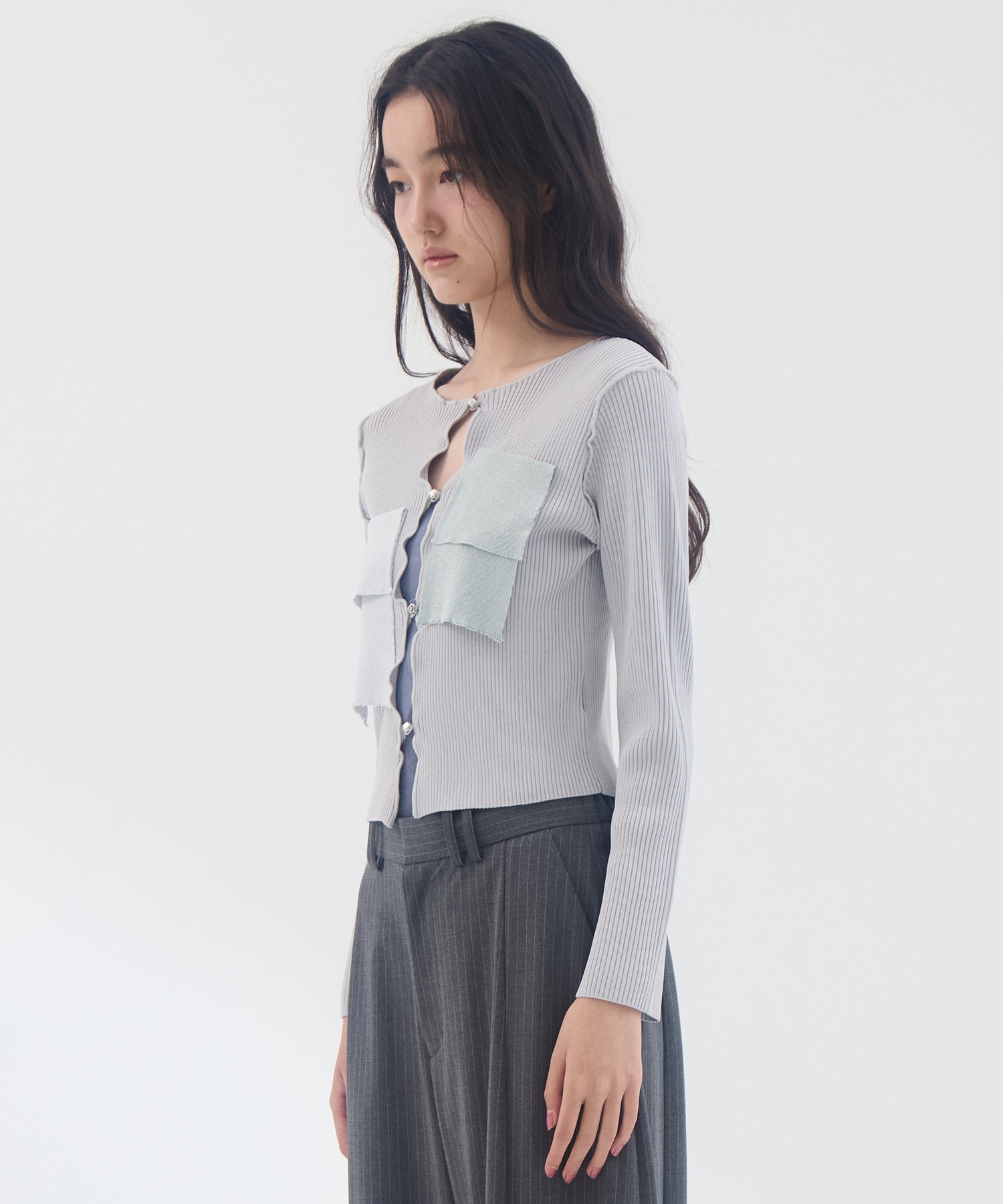別注 RIB KNIT CARDIGAN kotohayokozawa