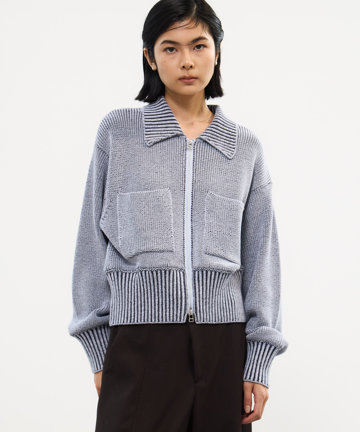 別注 ZIP CROPPED TOPS WRAPINKNOT