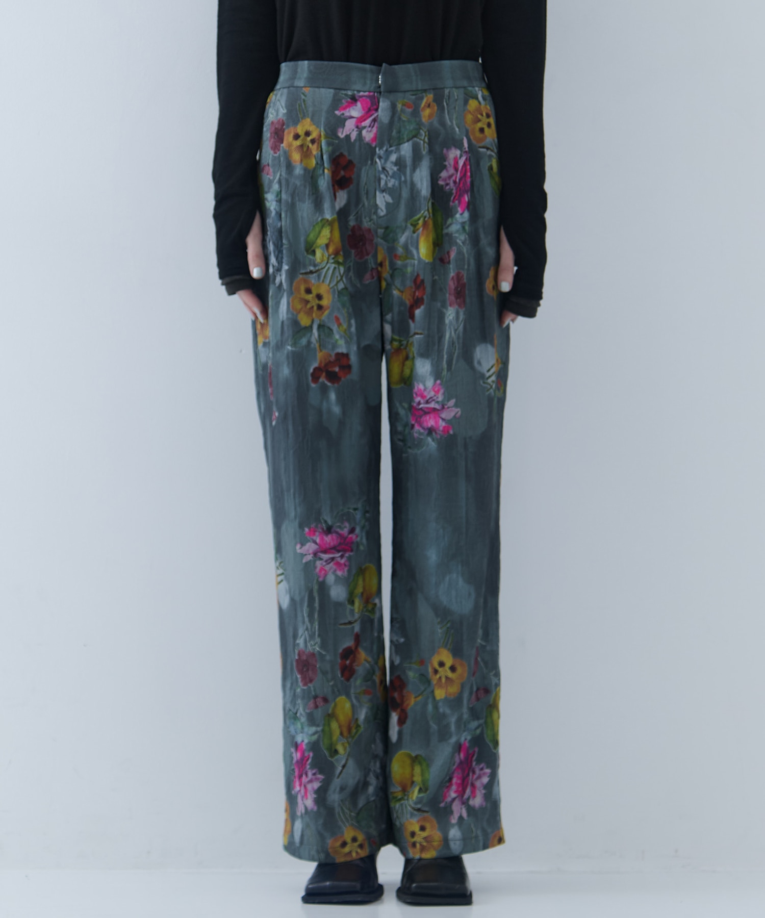 UND GRACE JACQUARD PRINT PANTS AMERI