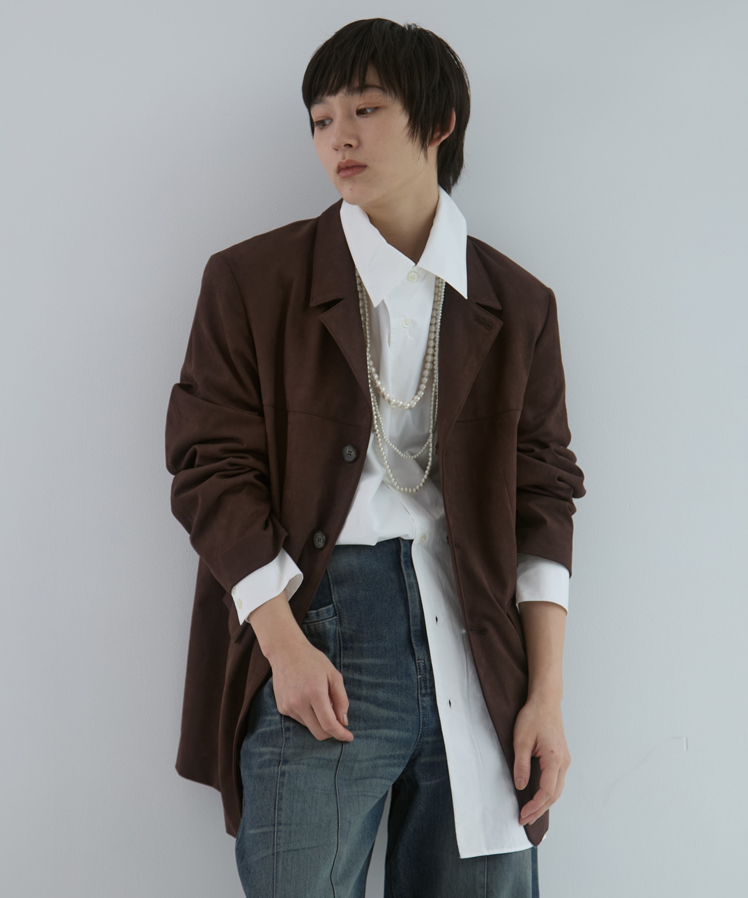 Soft Suede Over Jacket STUDIOUS