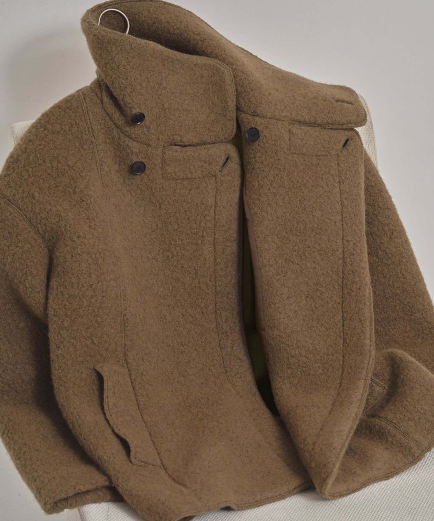 Standcollar Boucle Jacket TODAYFUL