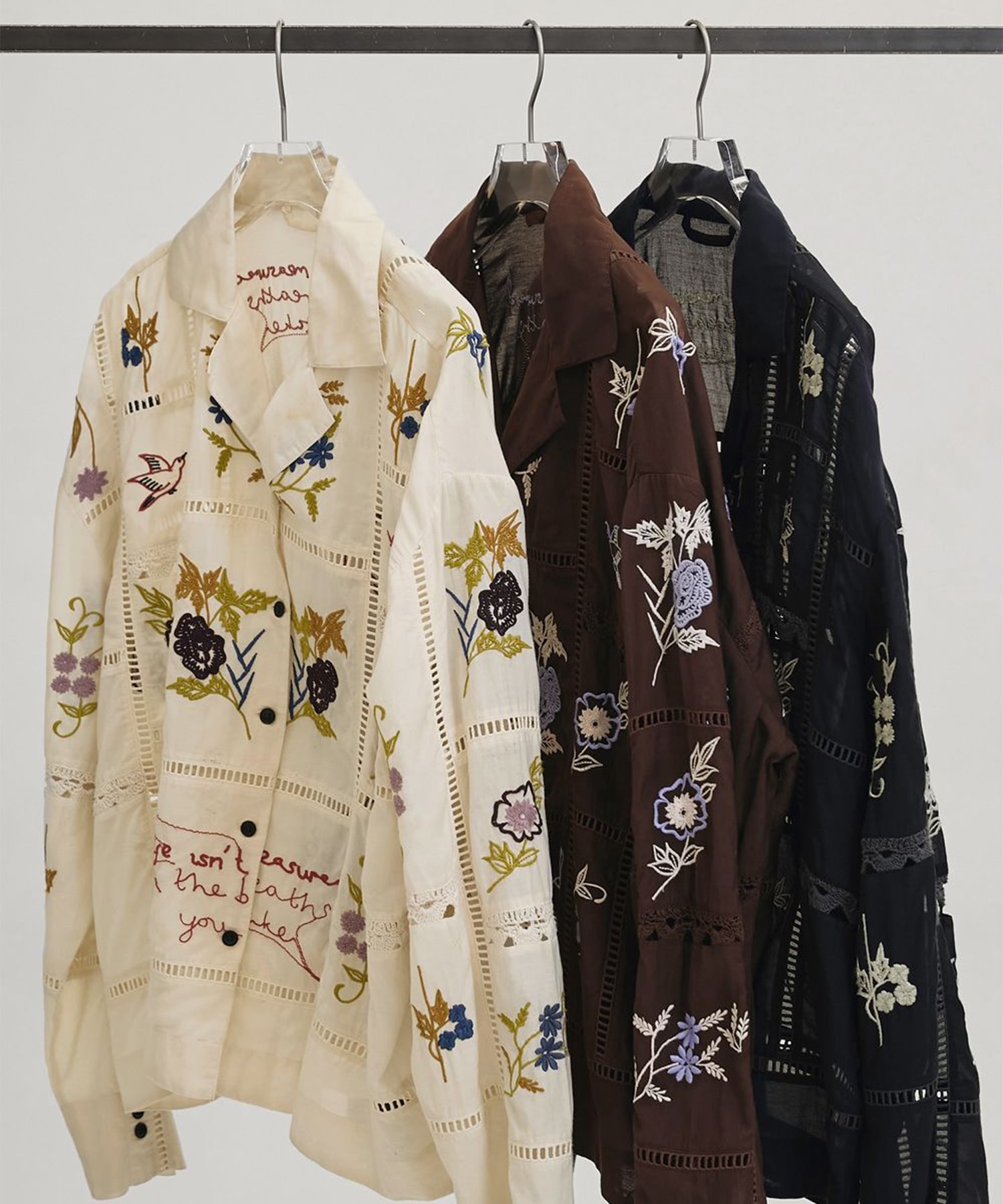 Embroidery Patchwork Shirts TODAYFUL