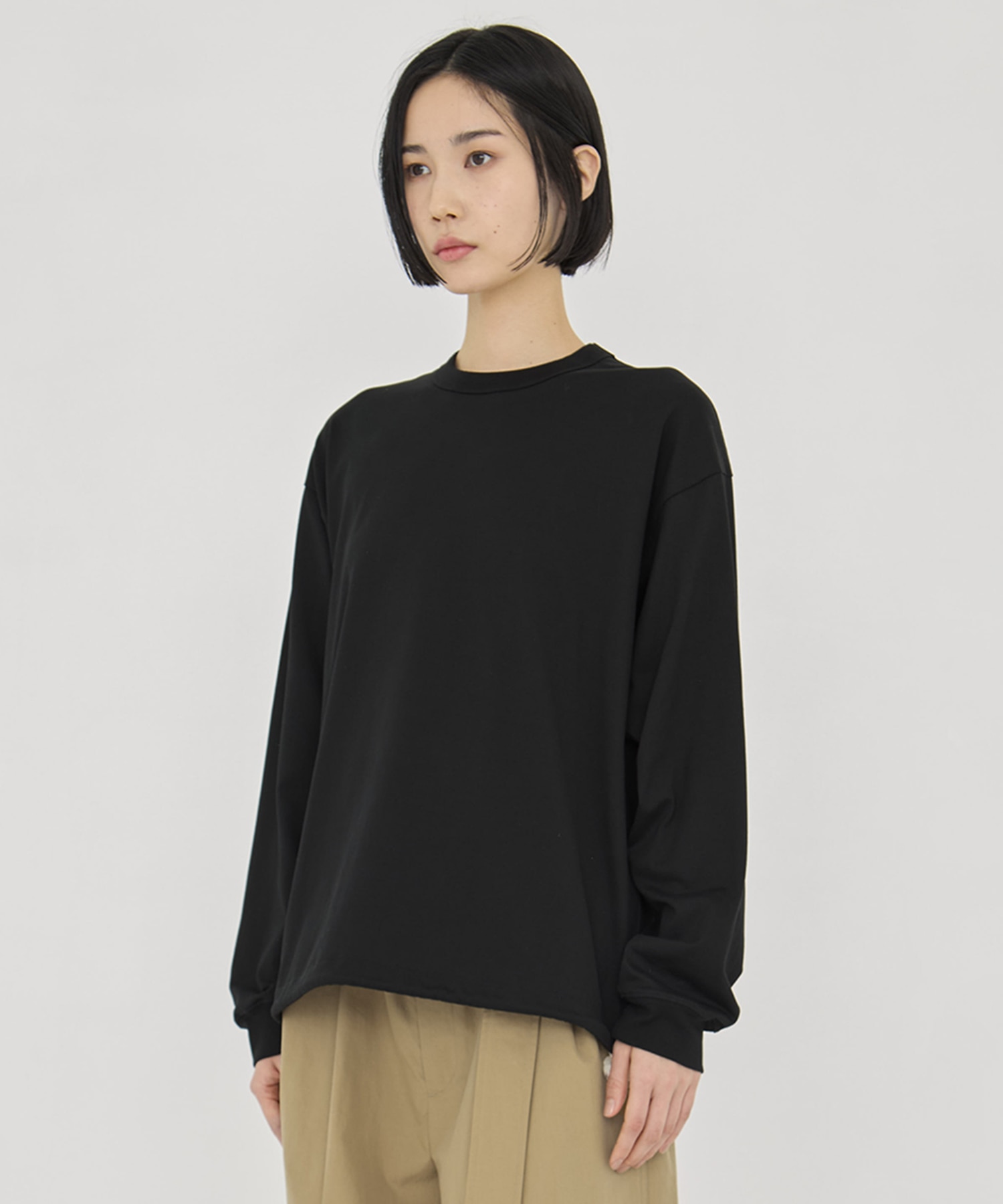 DRAWSTRING LONG TEE CINOH