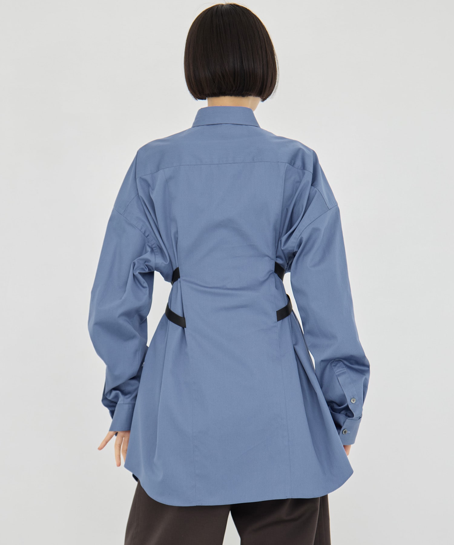 COTTON SATIN OVERSIZED SHIRT JOHN LAWRENCE SULLIVAN