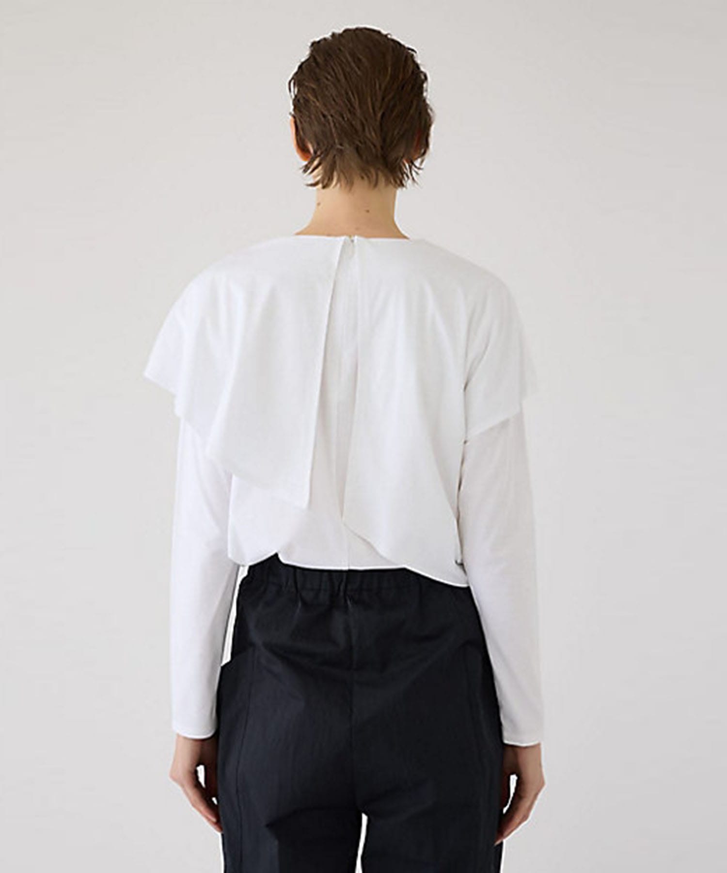Layered gather cut tops RIM.ARK