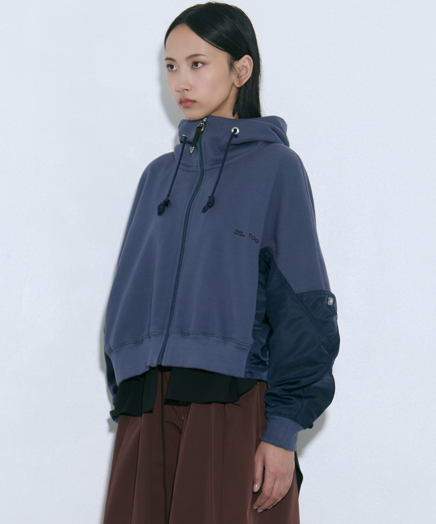 Cotton nylon hoodie TOGA