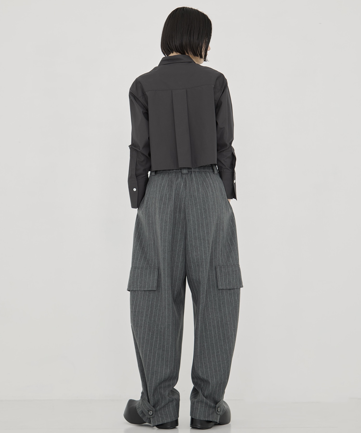 Barrel Leg Cargo Trousers STUDIOUS