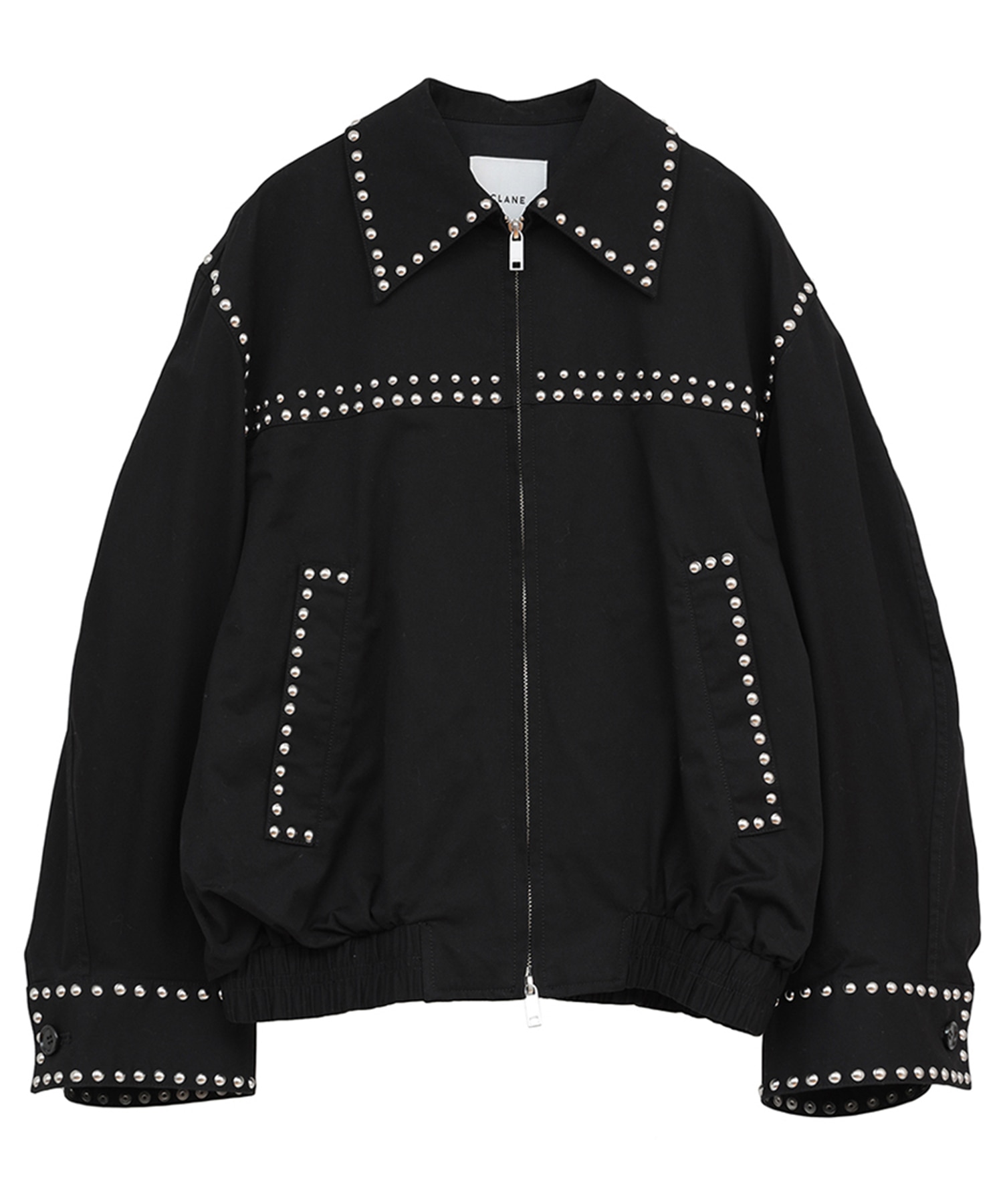 W COLOR STUDDED DRIZZLER JACKET CLANE