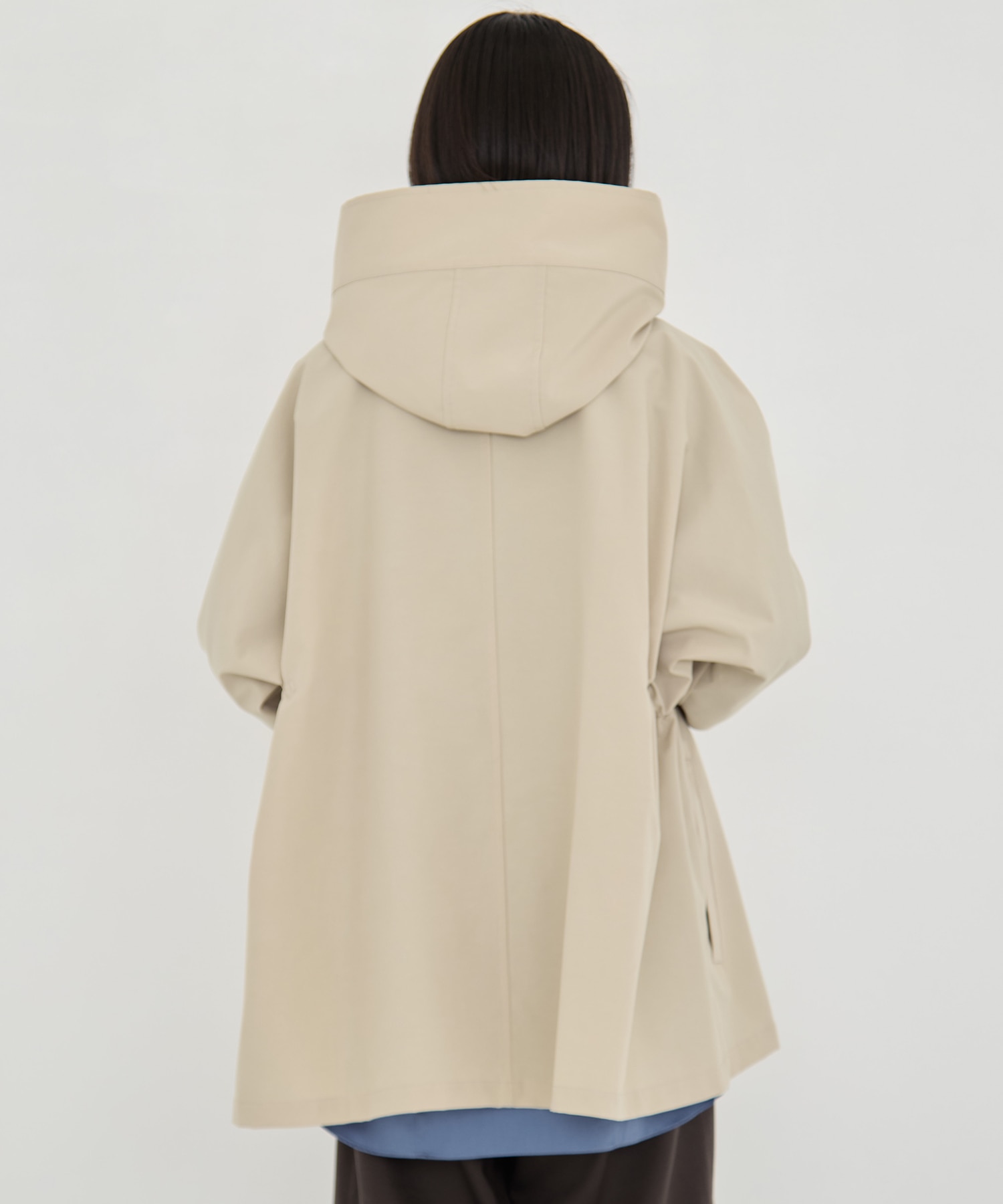 グログランスタンドカラーブルゾン VACHEMENT