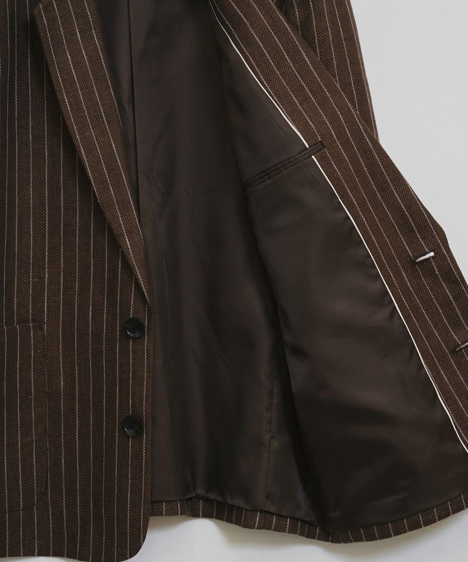 Boyfriend Stripe Linen Jacket TODAYFUL