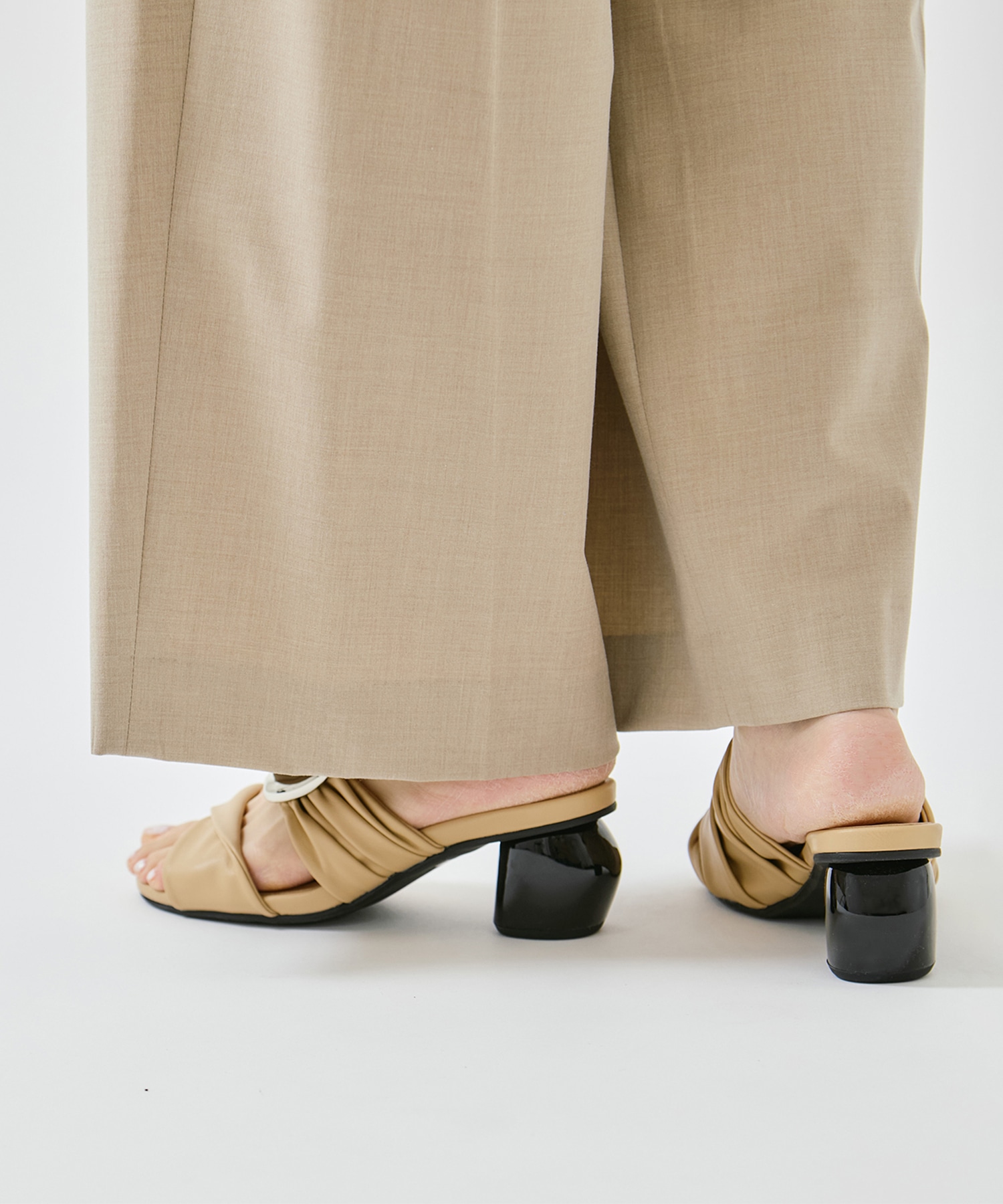 Twisted Vegan Leather Sandals STUDIOUS