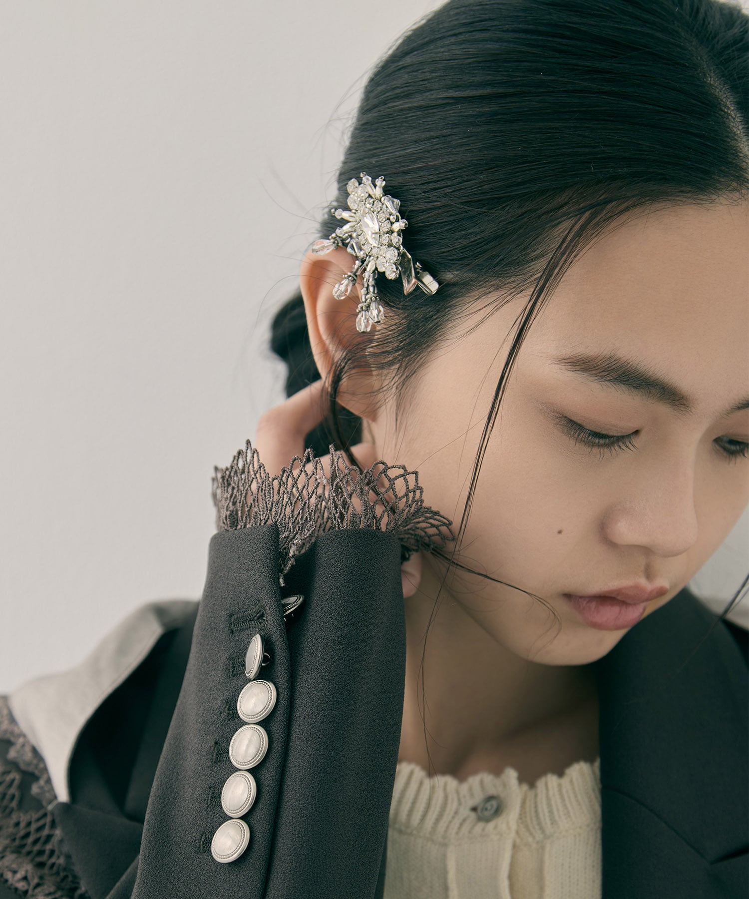 crystal hair clip right tanakadaisuke