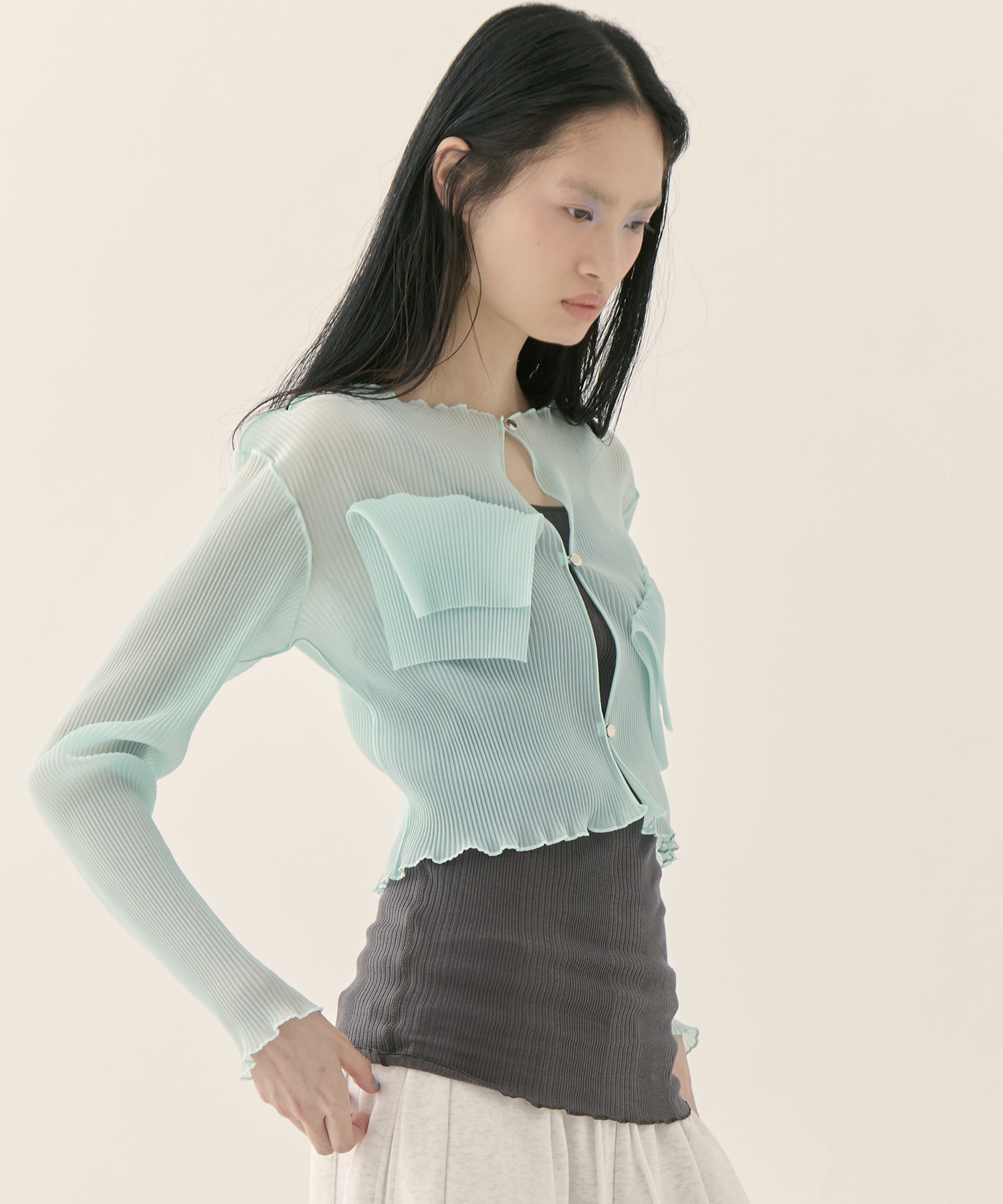 別注 SHEER CARDIGAN kotohayokozawa