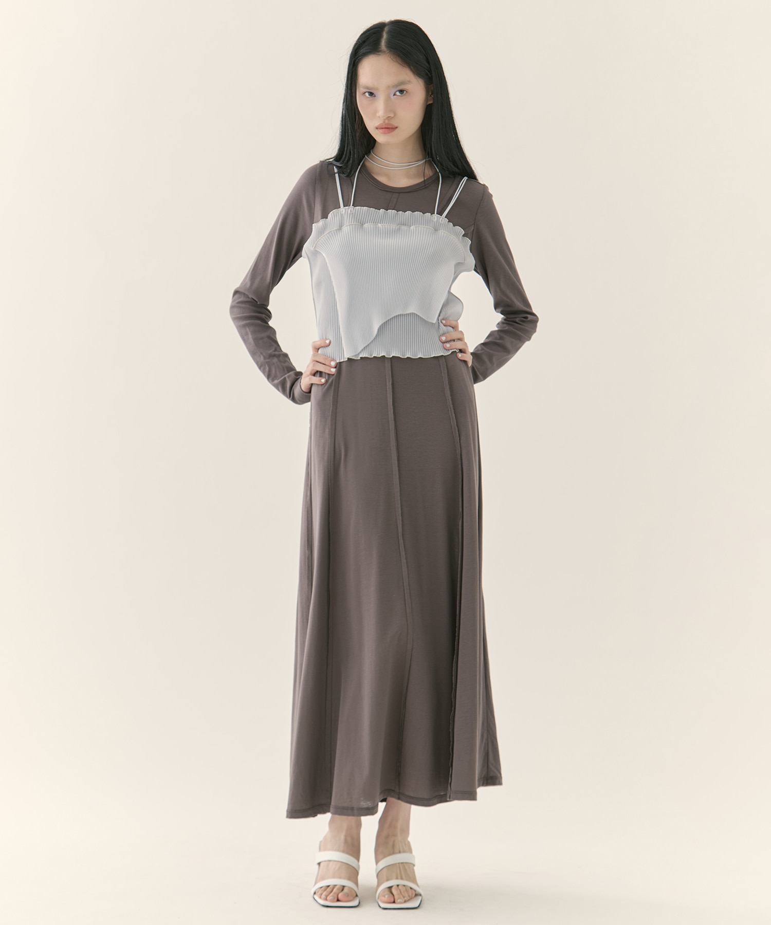 別注SHEER CAMISOLE(FREE GREY): kotohayokozawa: WOMENS｜ STUDIOUS