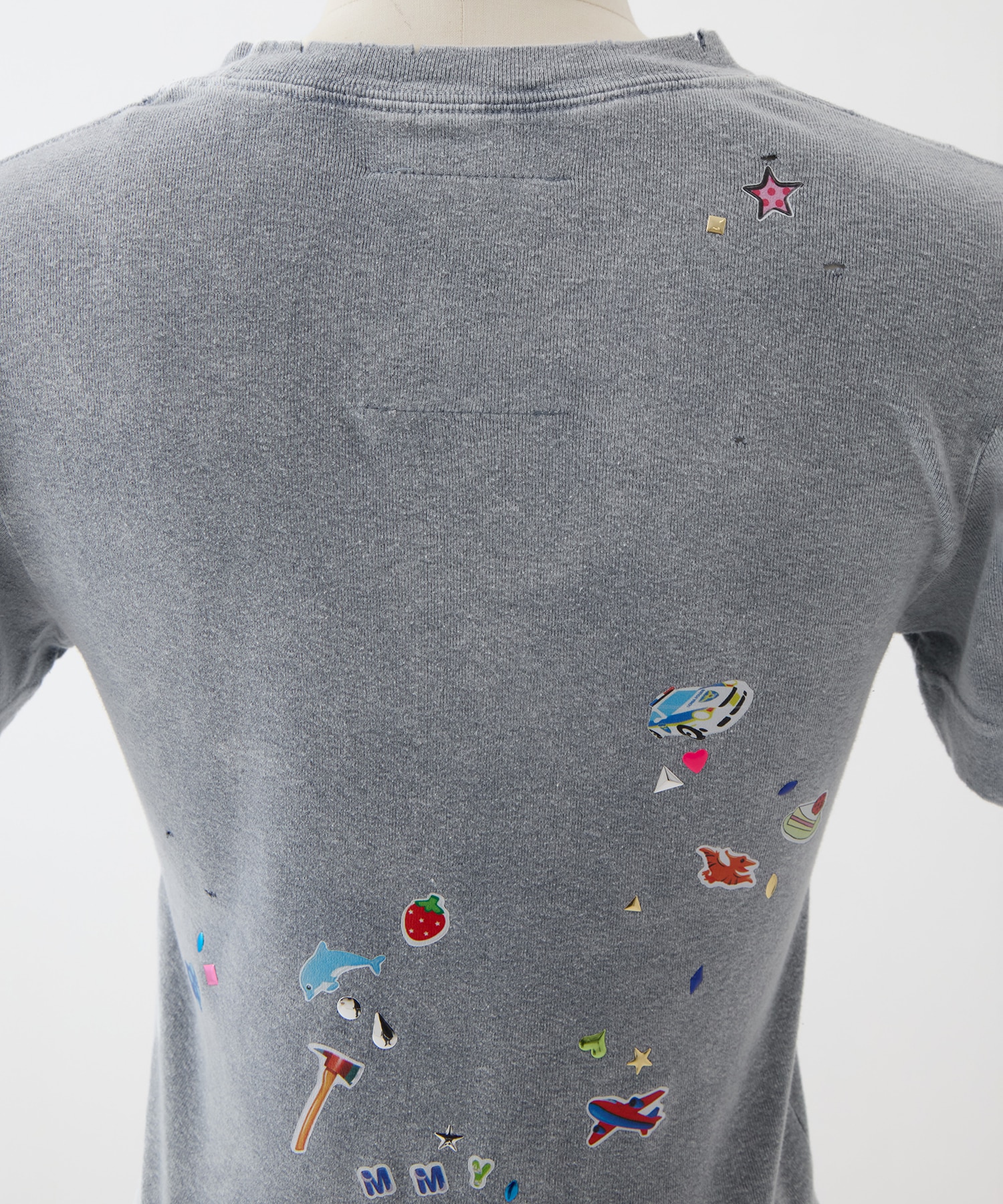 BLEACHED KIDS STICKER MINI TEE Maison MIHARA YASUHIRO