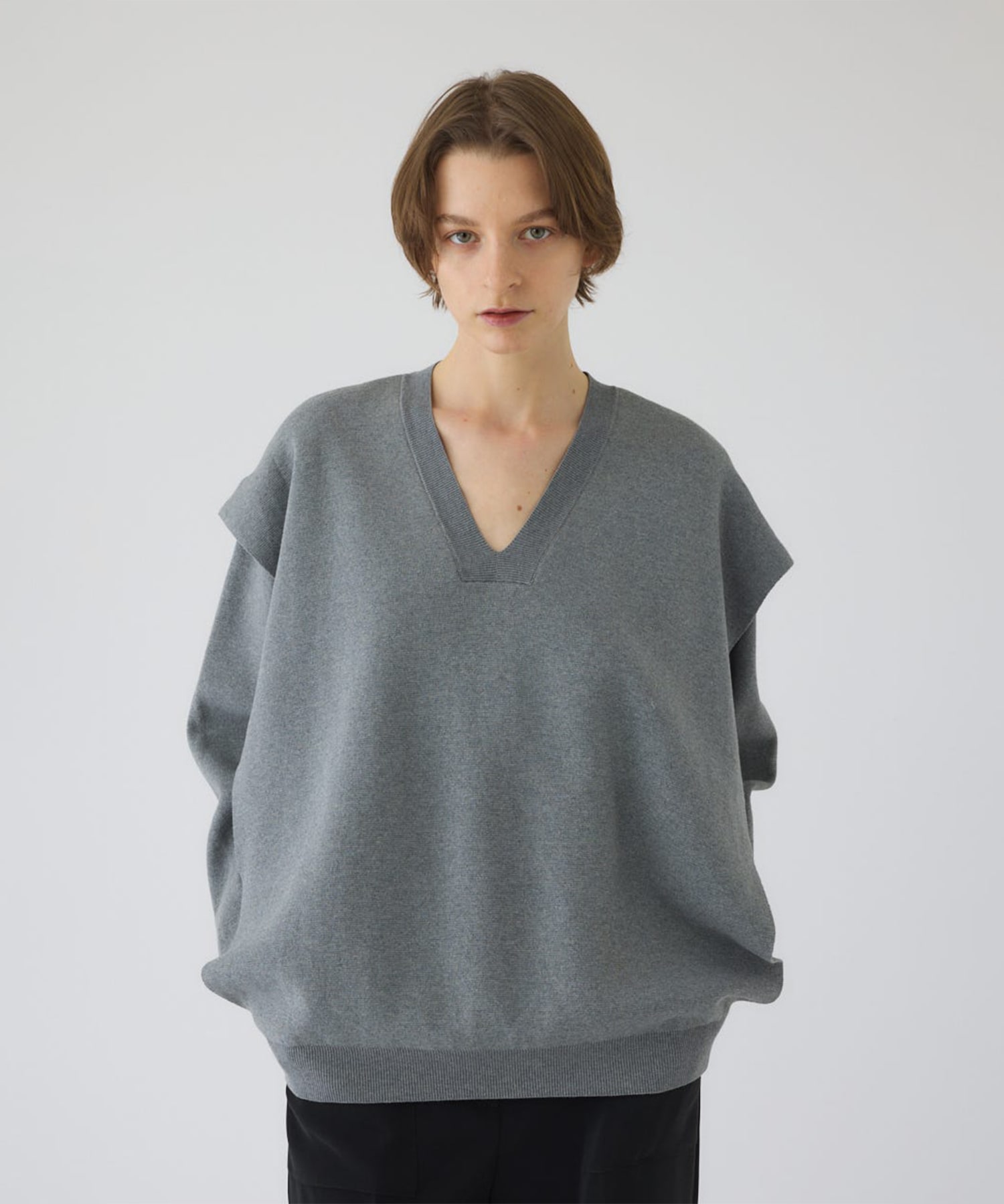 Side open oversized knit PO RIM.ARK