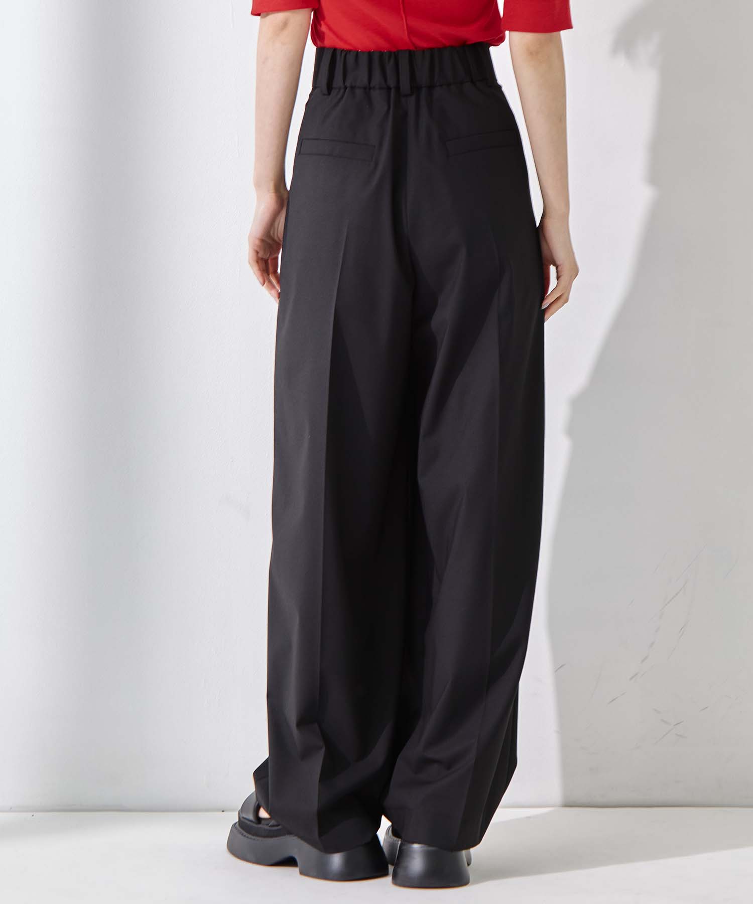 Double Tucked Stretch Trousers STUDIOUS