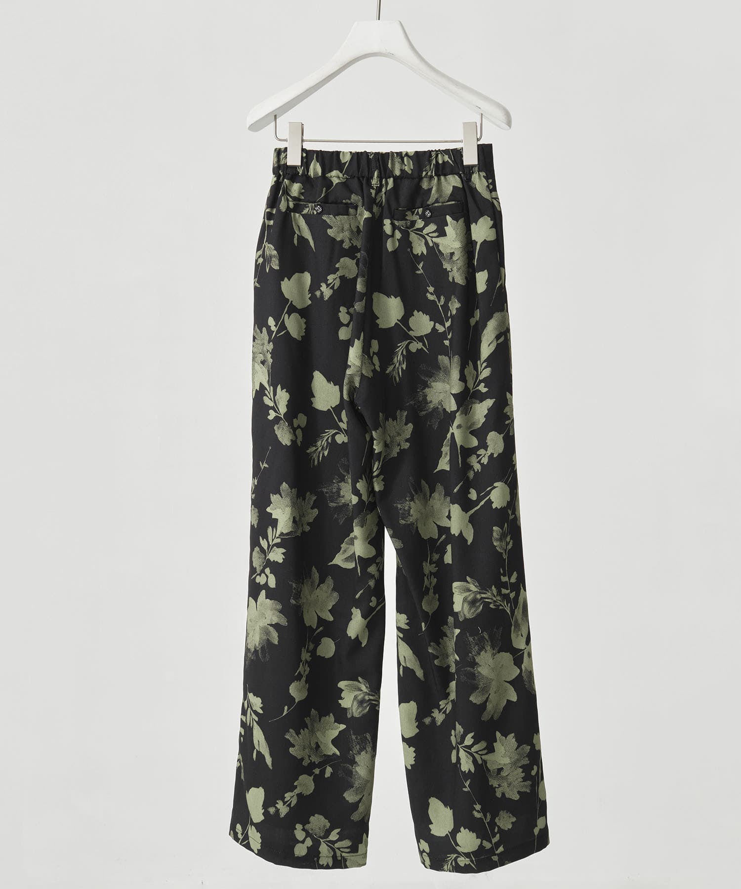 GRAINY FLOWER STRAIGHT PANTS AMERI