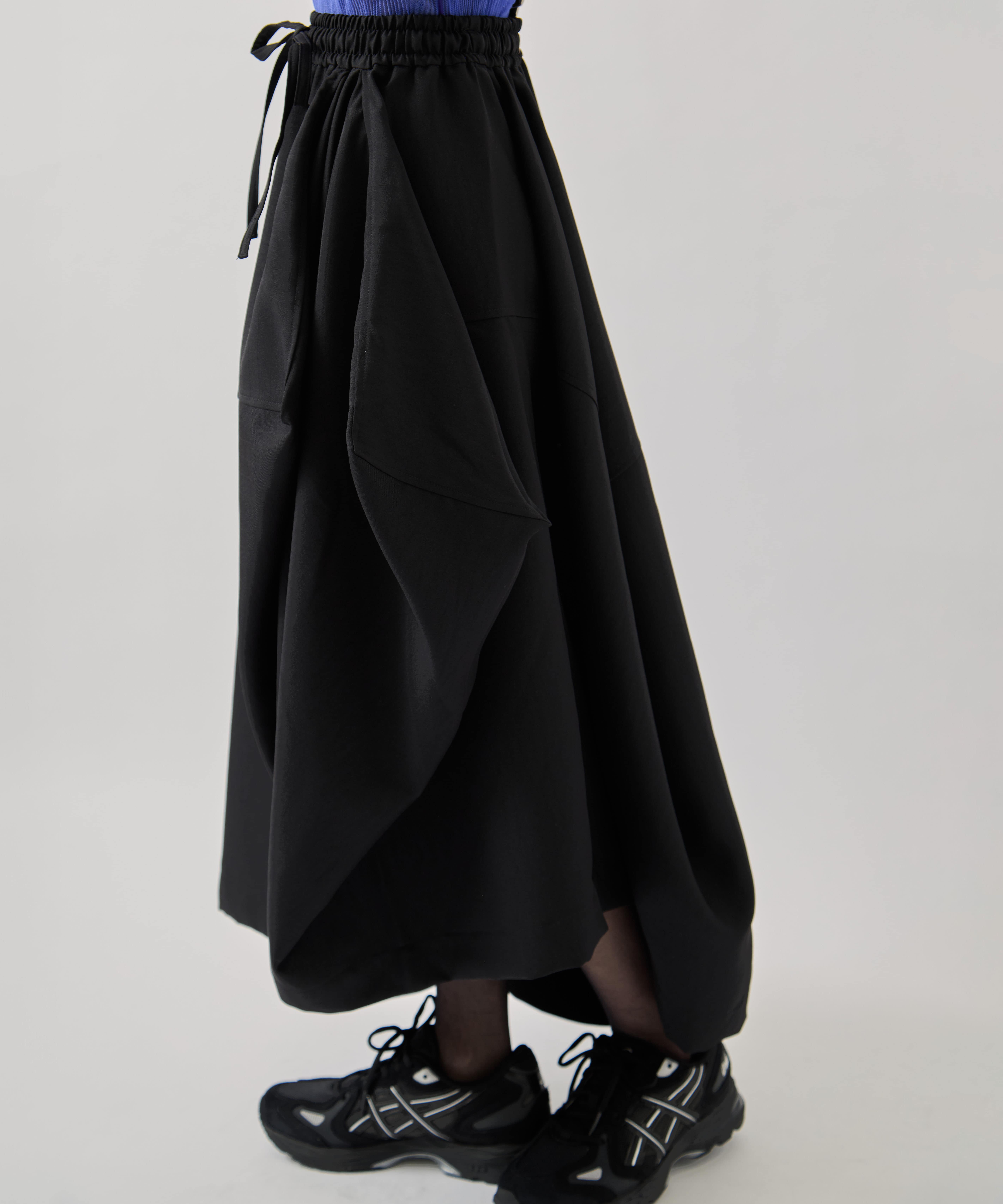 Y3-S26-0000-205/W_SU SKIRT BLACK(バルーンSK) Y-3