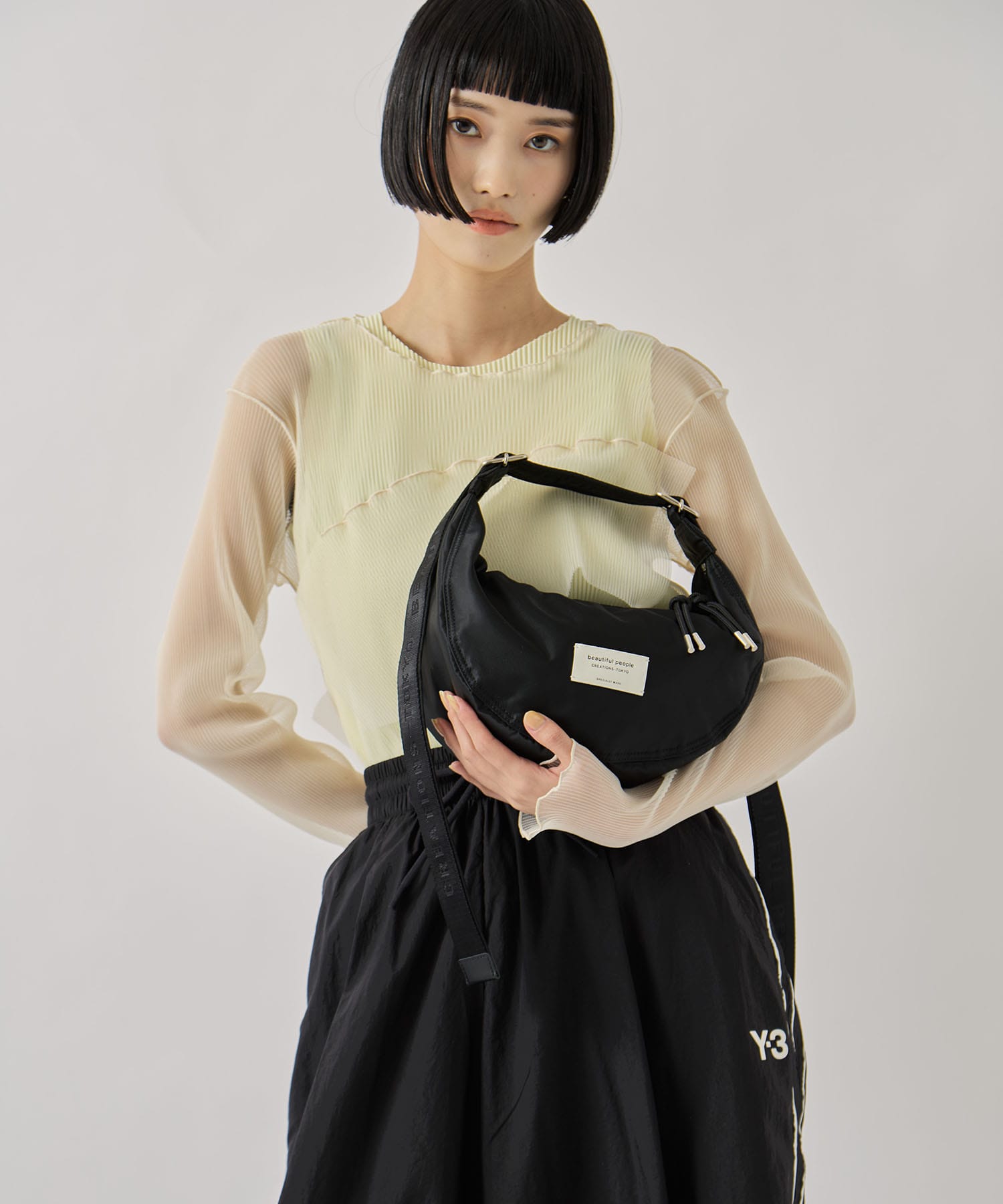 別注nylon moon shoulder bag beautiful people