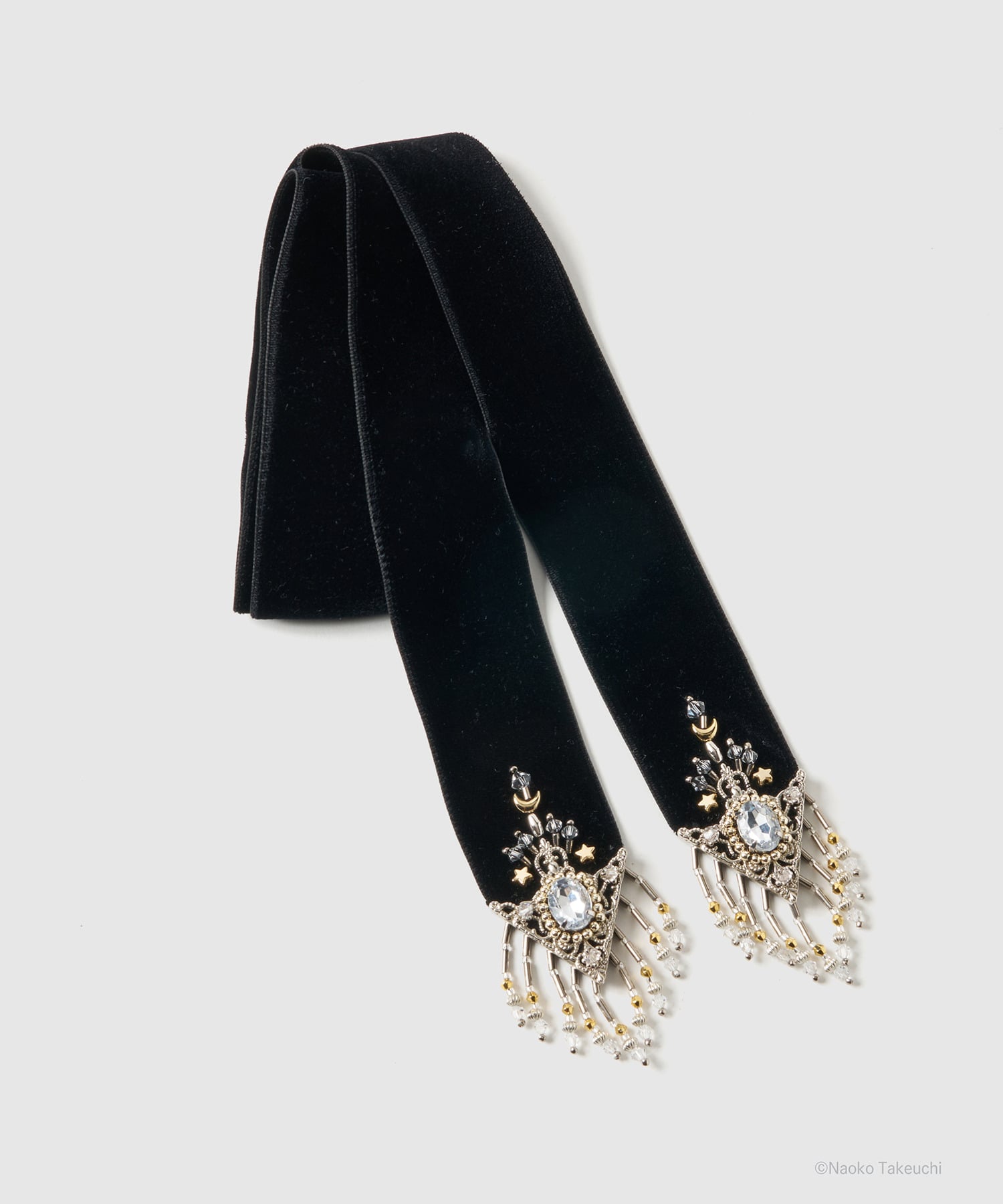 Sailor Moon crystal silver tip velvet long ribbon tanakadaisuke