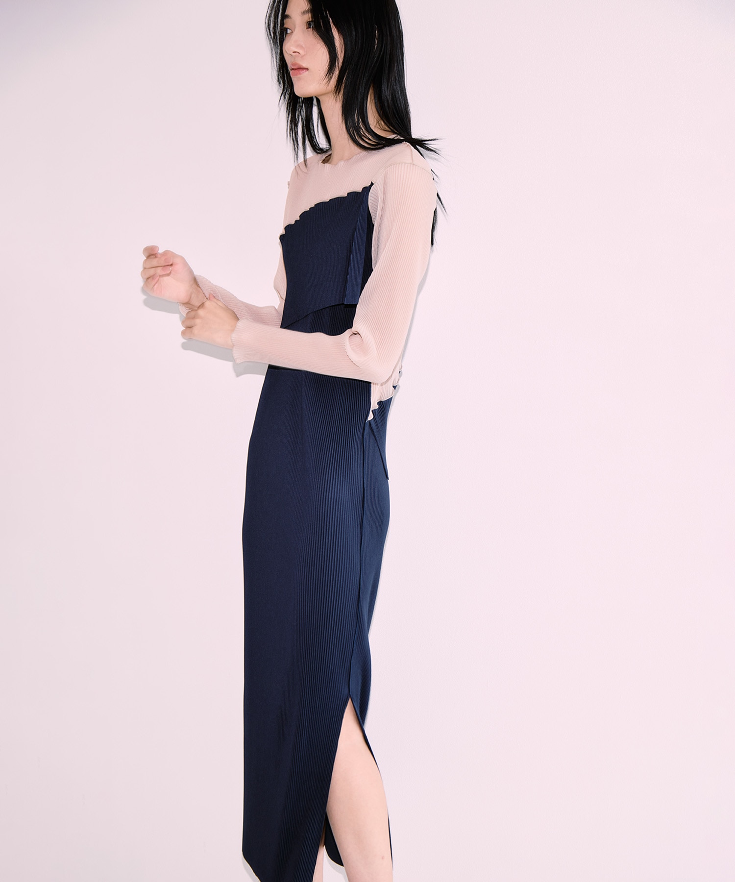 別注 SHEER DOCKING DRESS kotohayokozawa