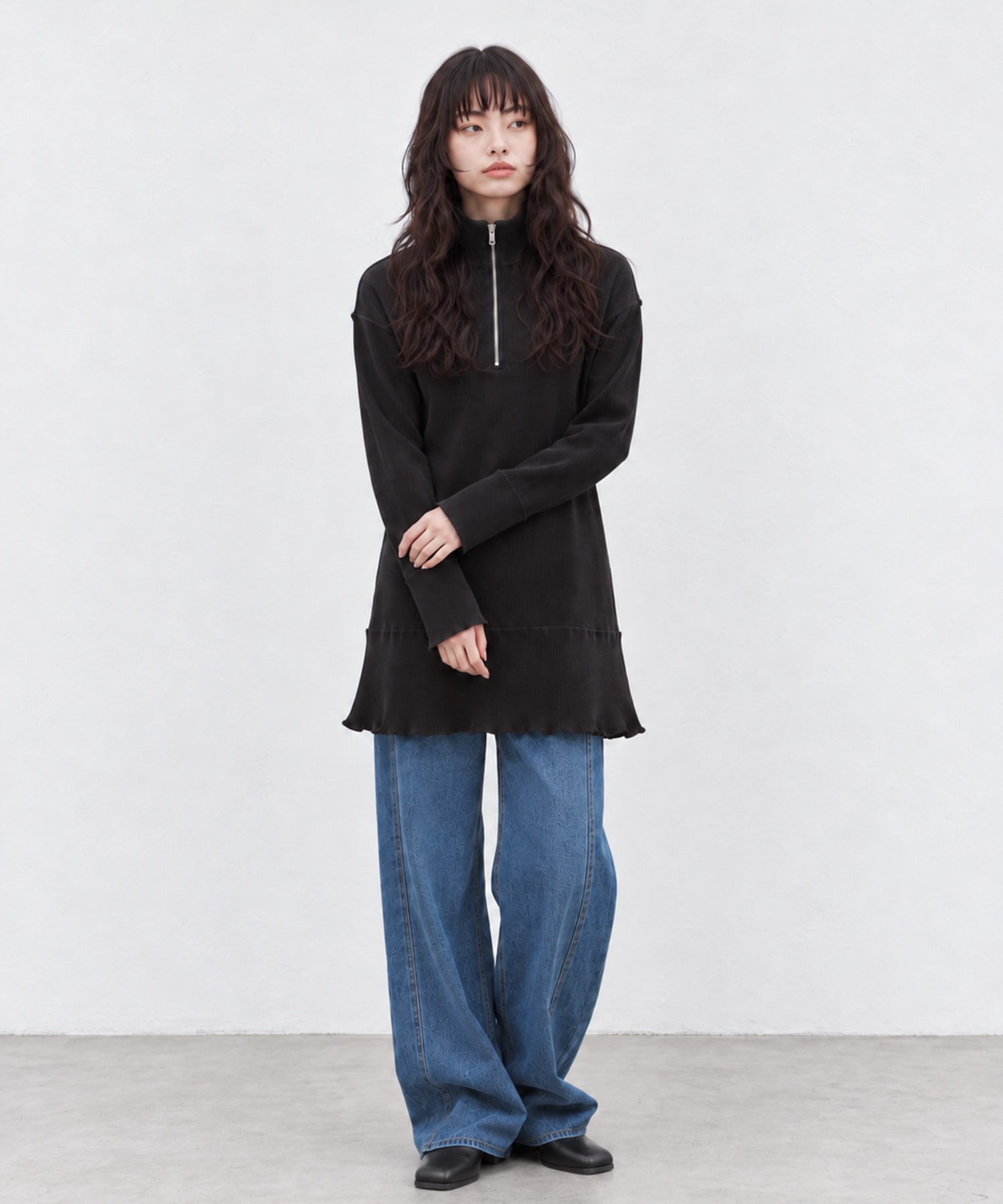 別注 CRISP ZIP MINI ONE PIECE kotohayokozawa