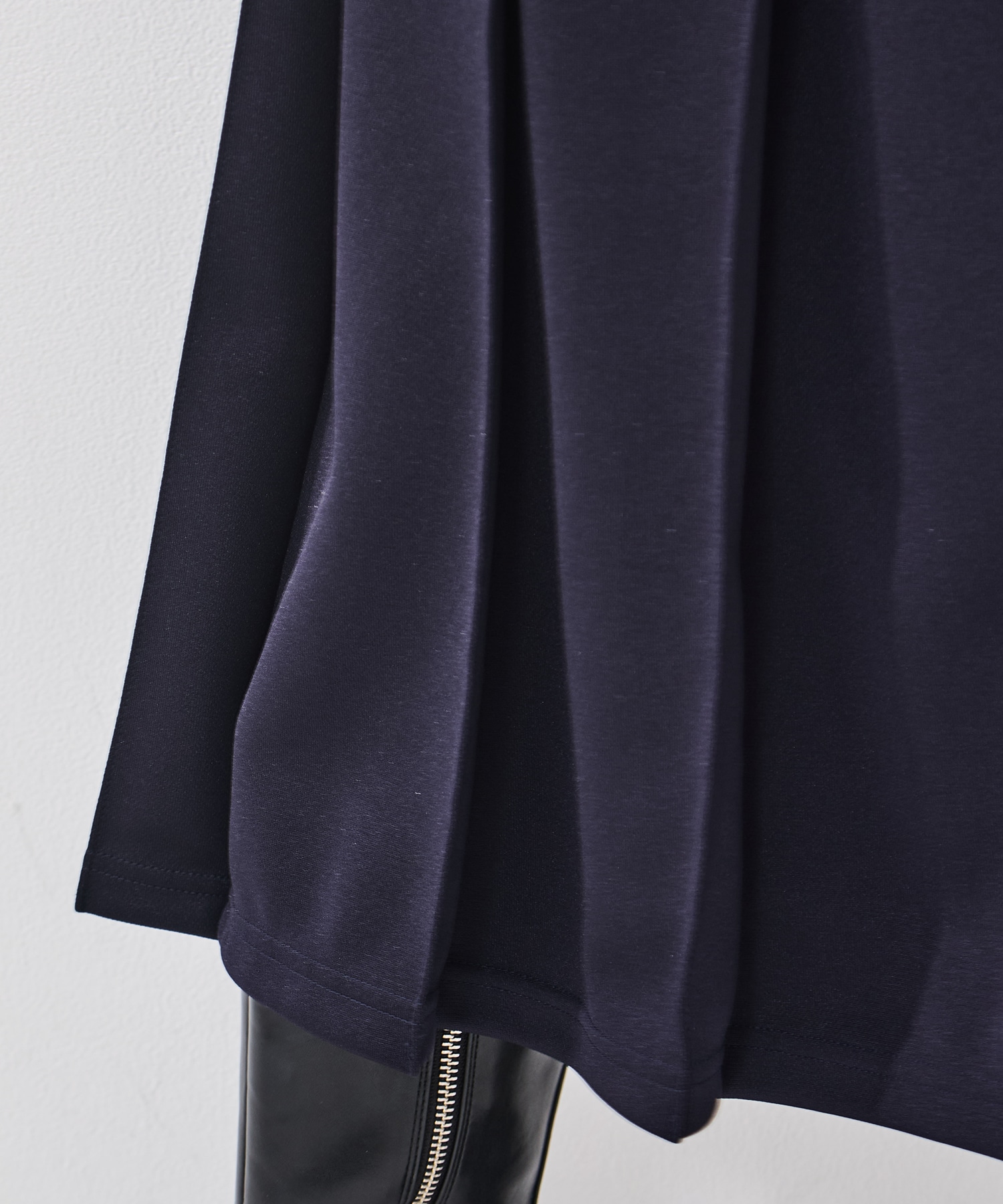 Pleated Tarack Skirt-Poly smooth Needles