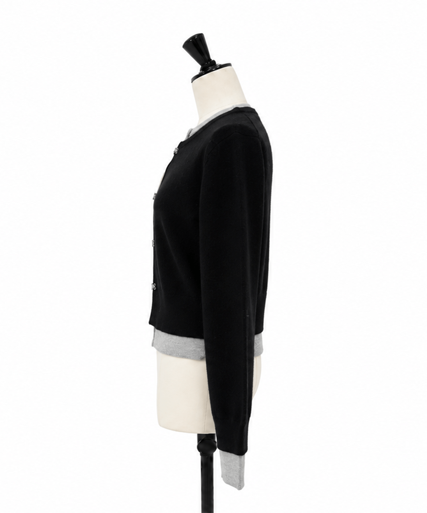 Double Layer Knit Cardigan STUDIOUS