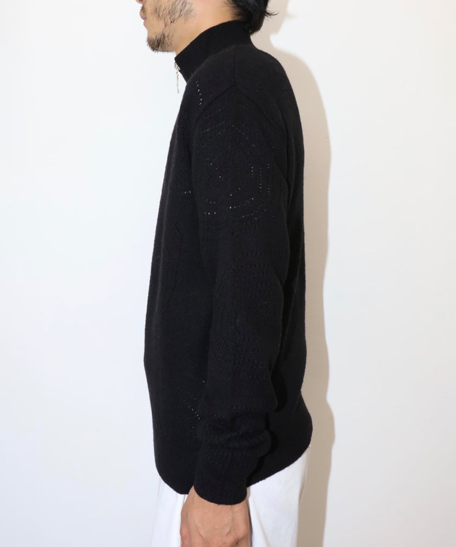 RIPPLES ZIP UP KNIT JieDa