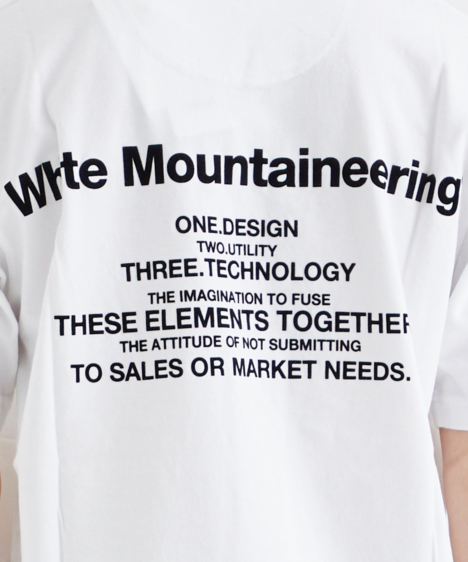 PRINTED T-SHIRT WM White Mountaineering