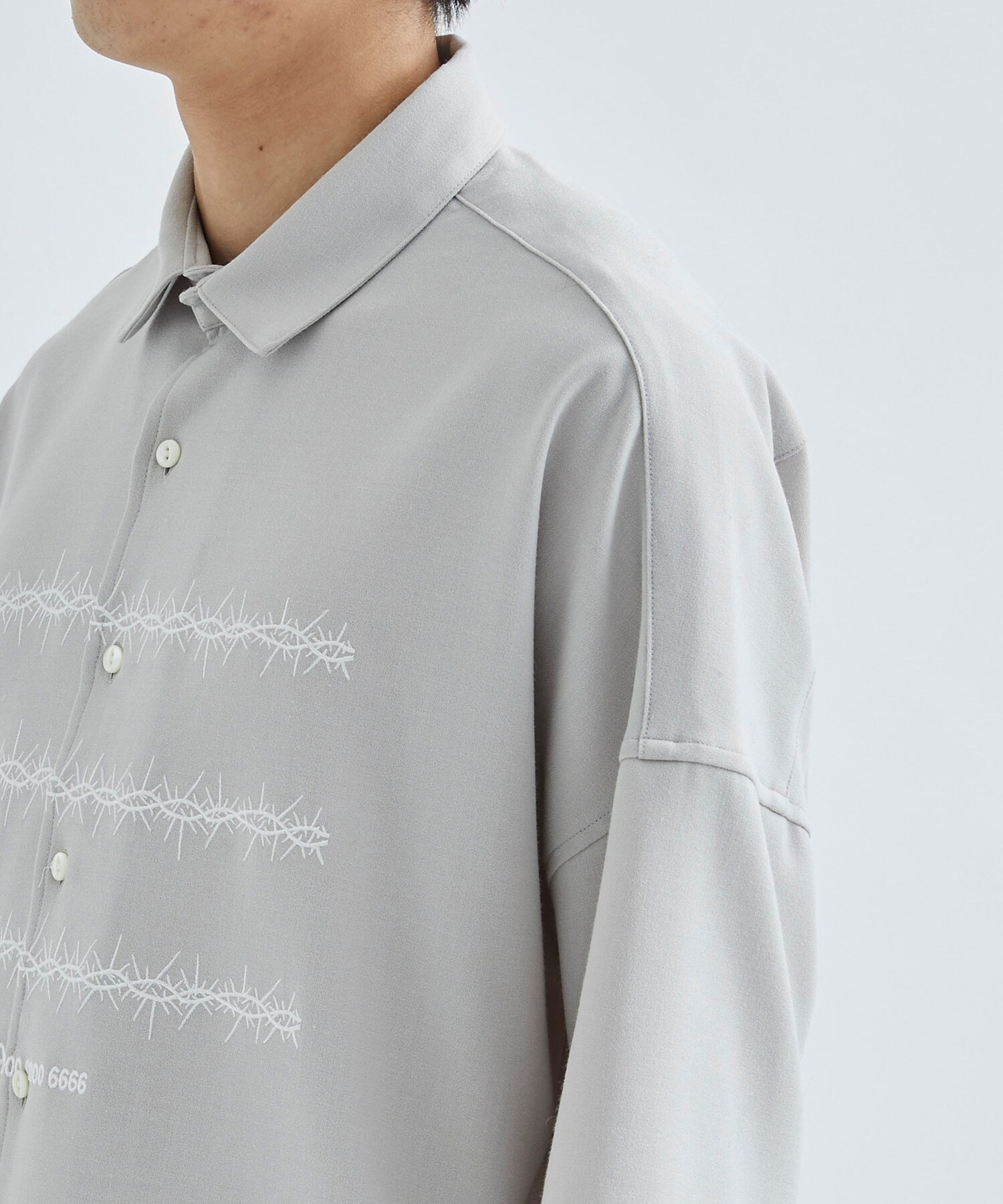 BARBED WIRE emb S/S SHIRTS｜SHAREEF