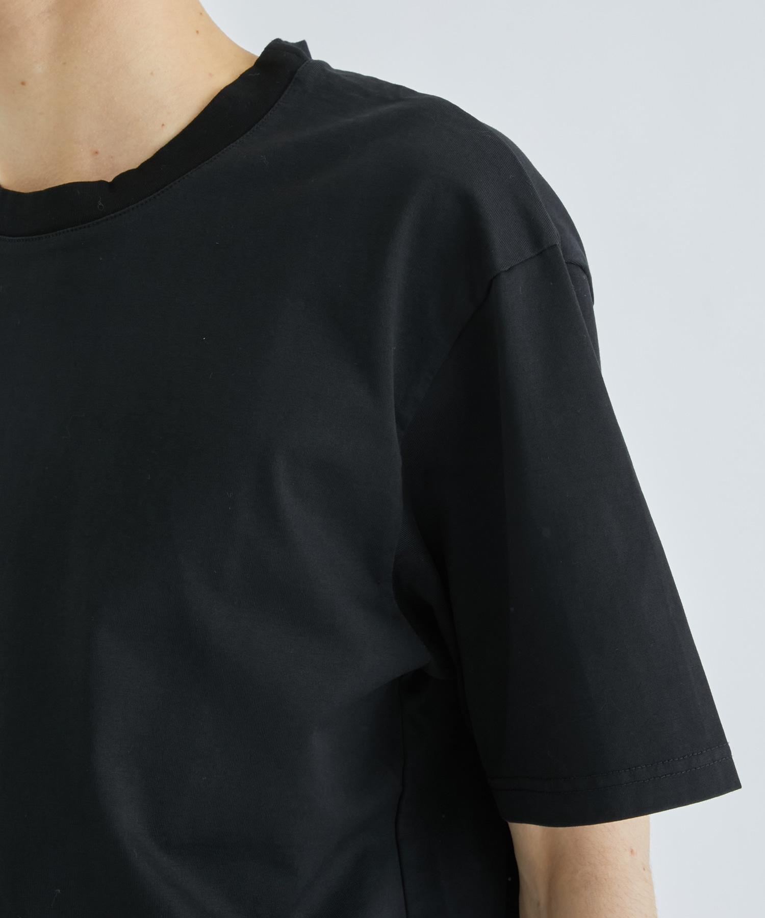 <別注>GIZA SILKY S/S TEE ATTACHMENT