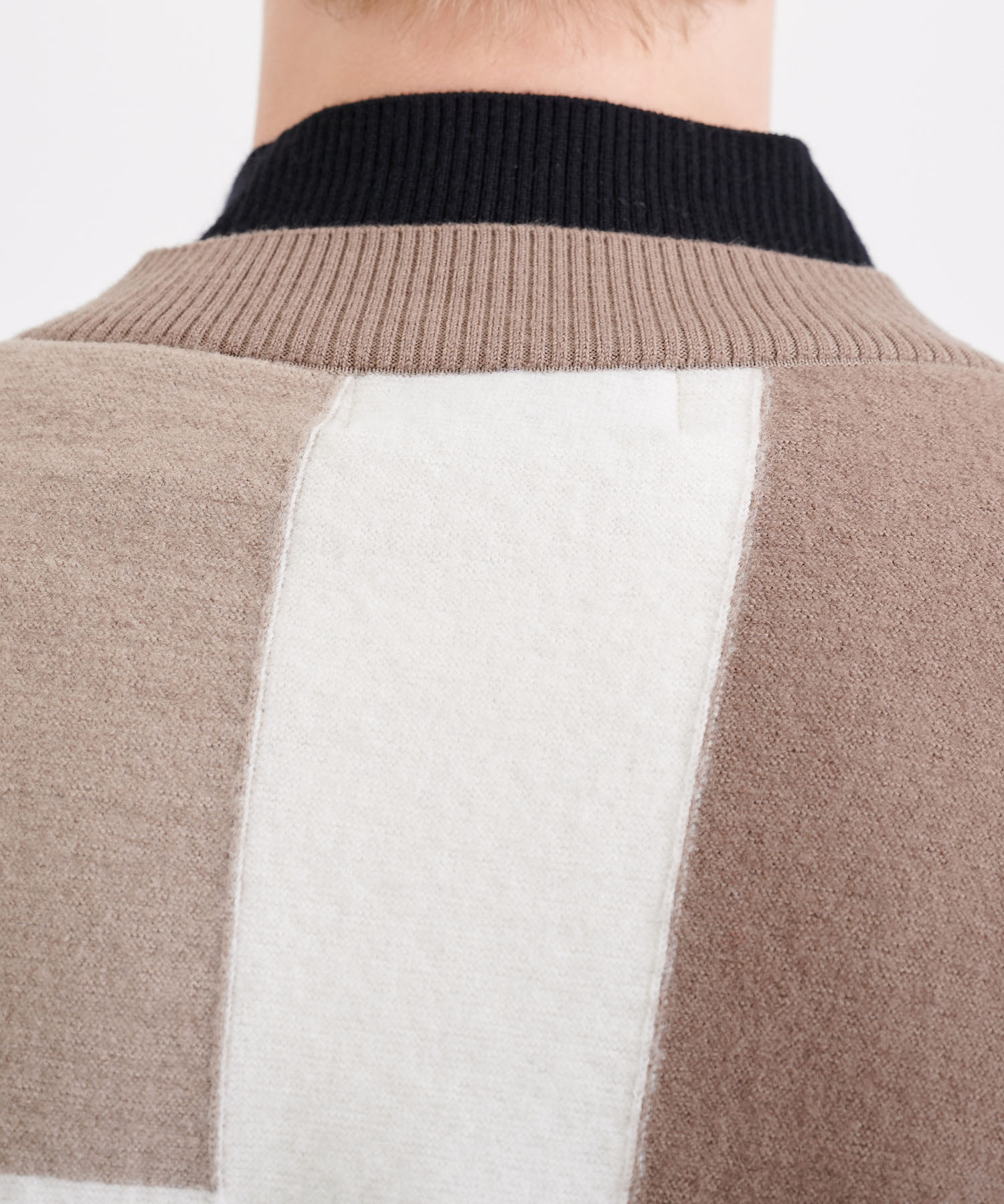 STUDIOUS別注 COLOR BLOCK TURTLE KNIT-