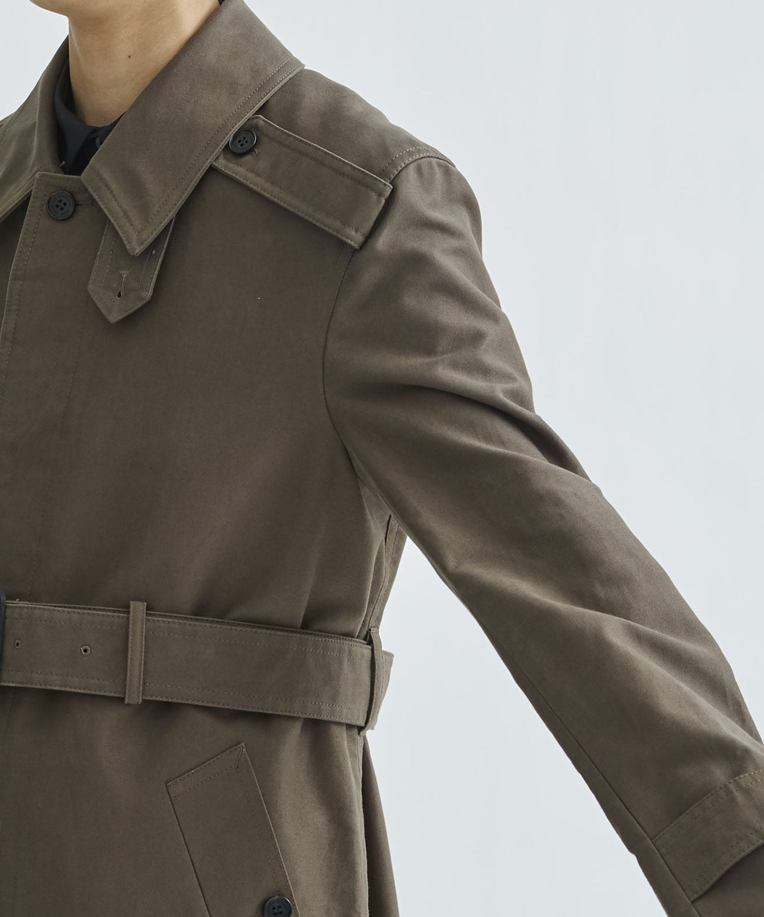 MOLESKIN TRANCH COAT｜JOHN LAWRENCE SULLIVAN