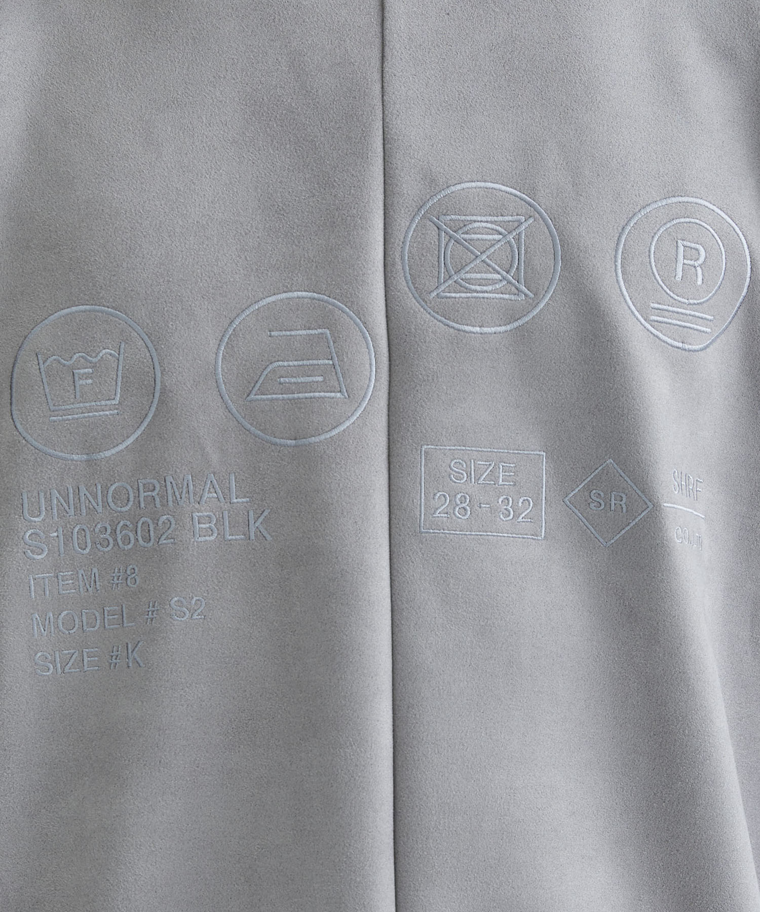 別注>DOCKING MICROSUEDE PO(LAUNDRY SYMBOL) | SHAREEF