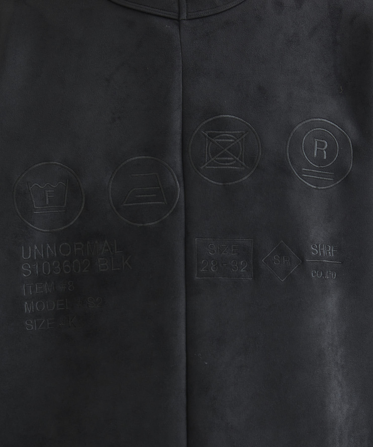 別注>DOCKING MICROSUEDE PO(LAUNDRY SYMBOL) | SHAREEF